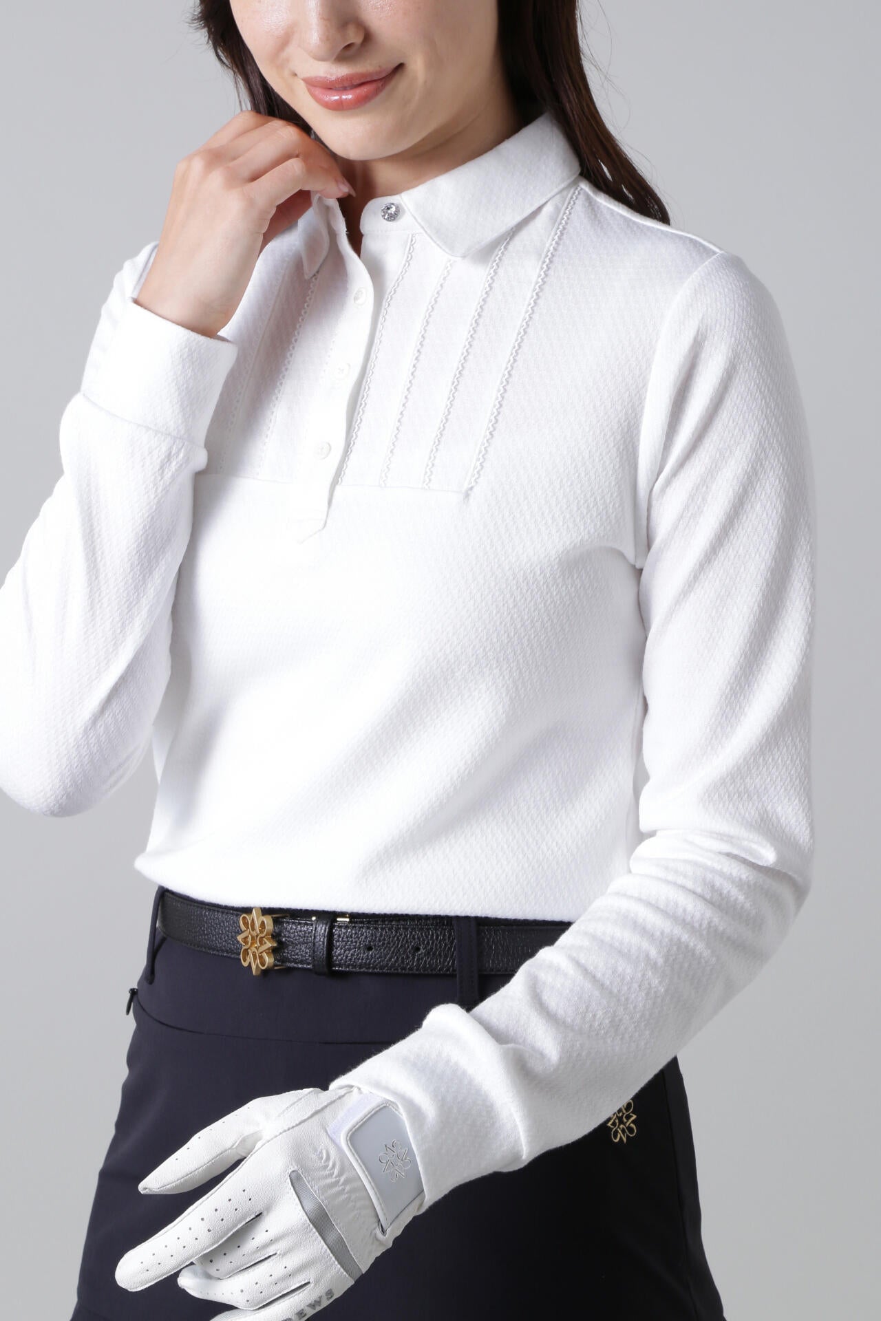ブリスタージャガード長袖シャツ (WOMENS)