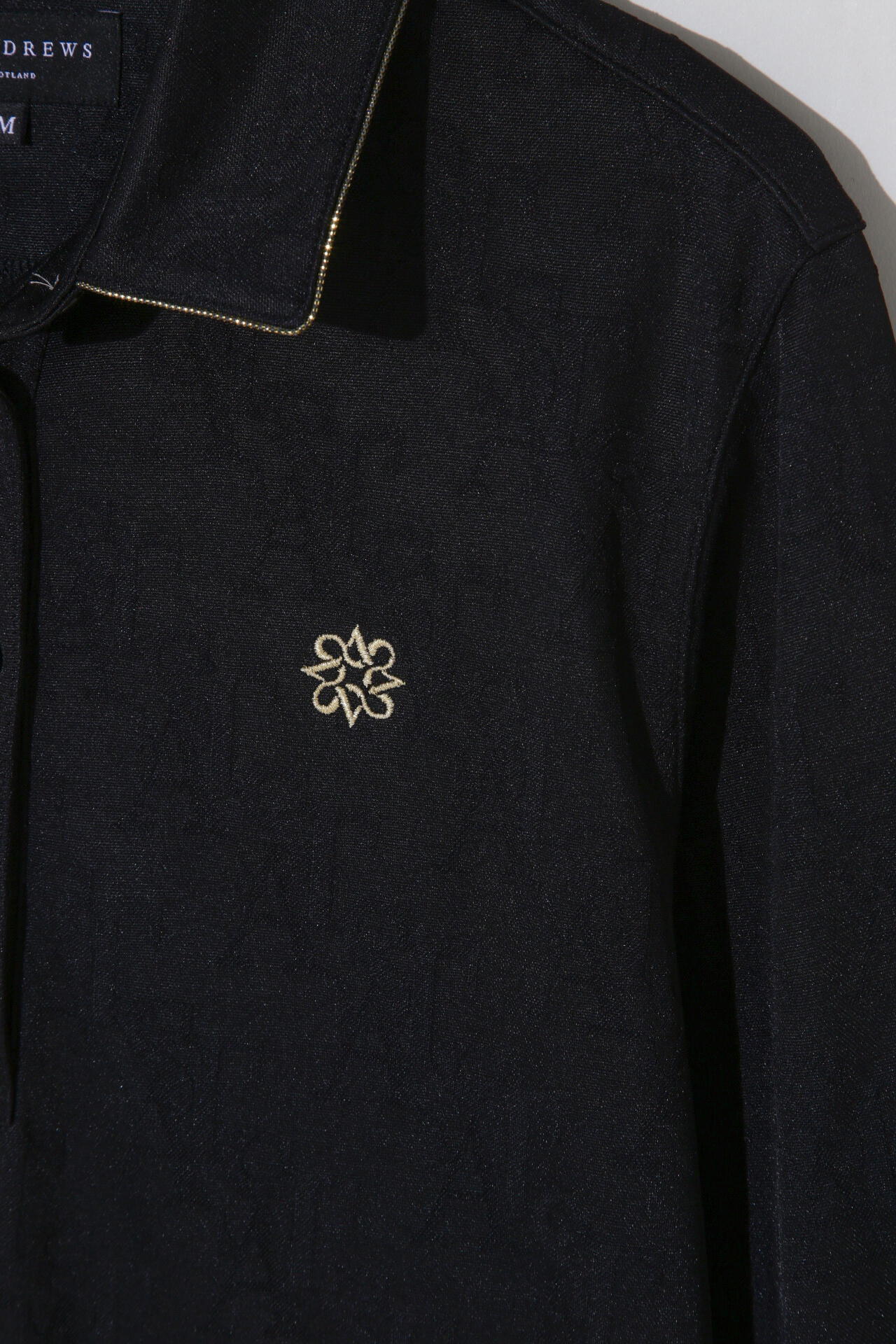 STAロゴジャガード長袖カットソーシャツ (WOMENS)