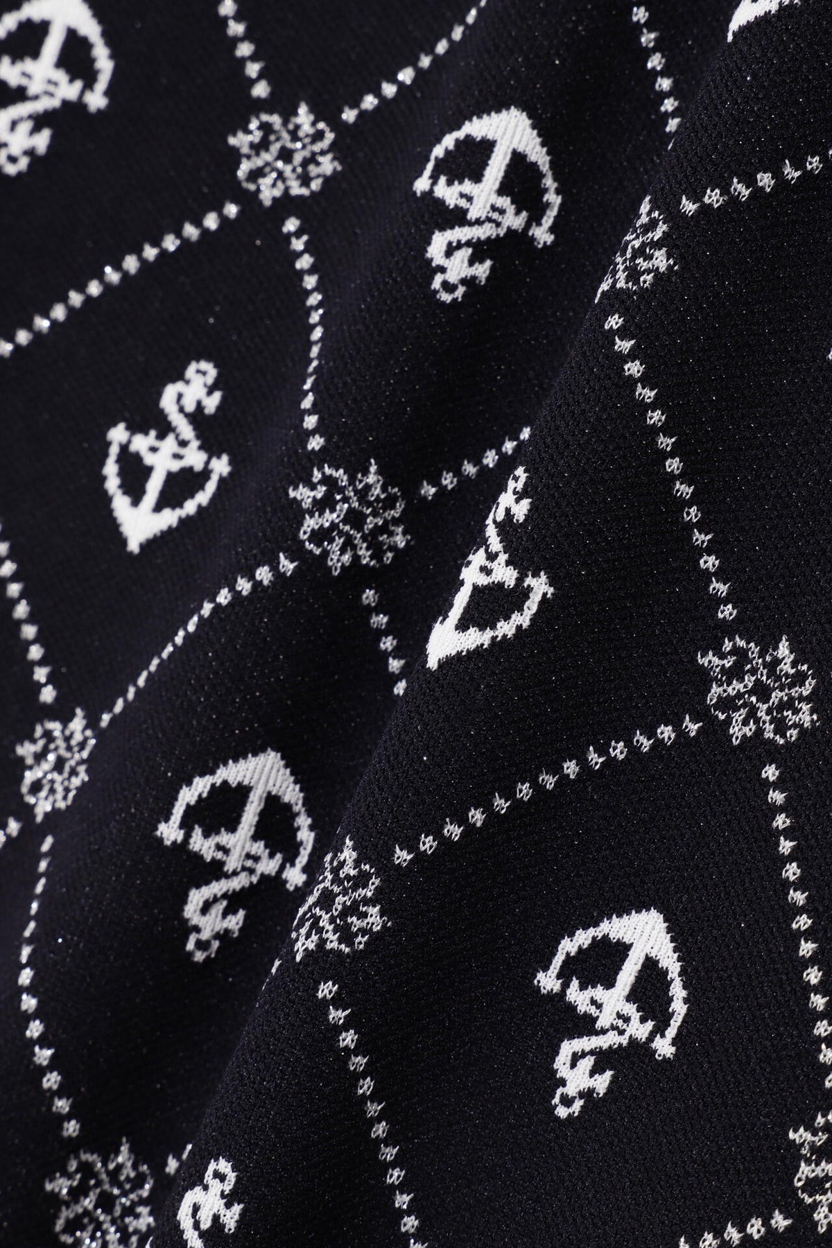 アンカージャガード モックネックニット スリーブレスワンピース (WOMENS)