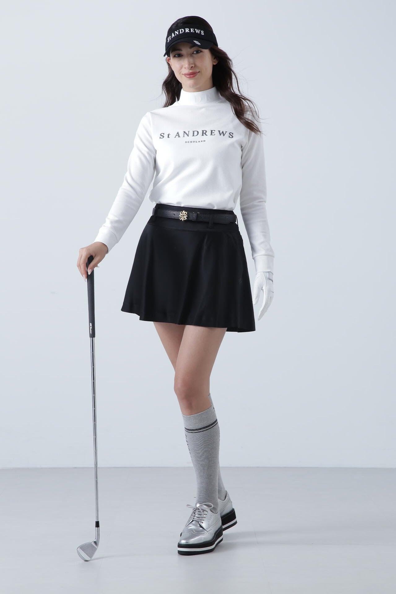 ミッションサテン フレアースカート (WOMENS)