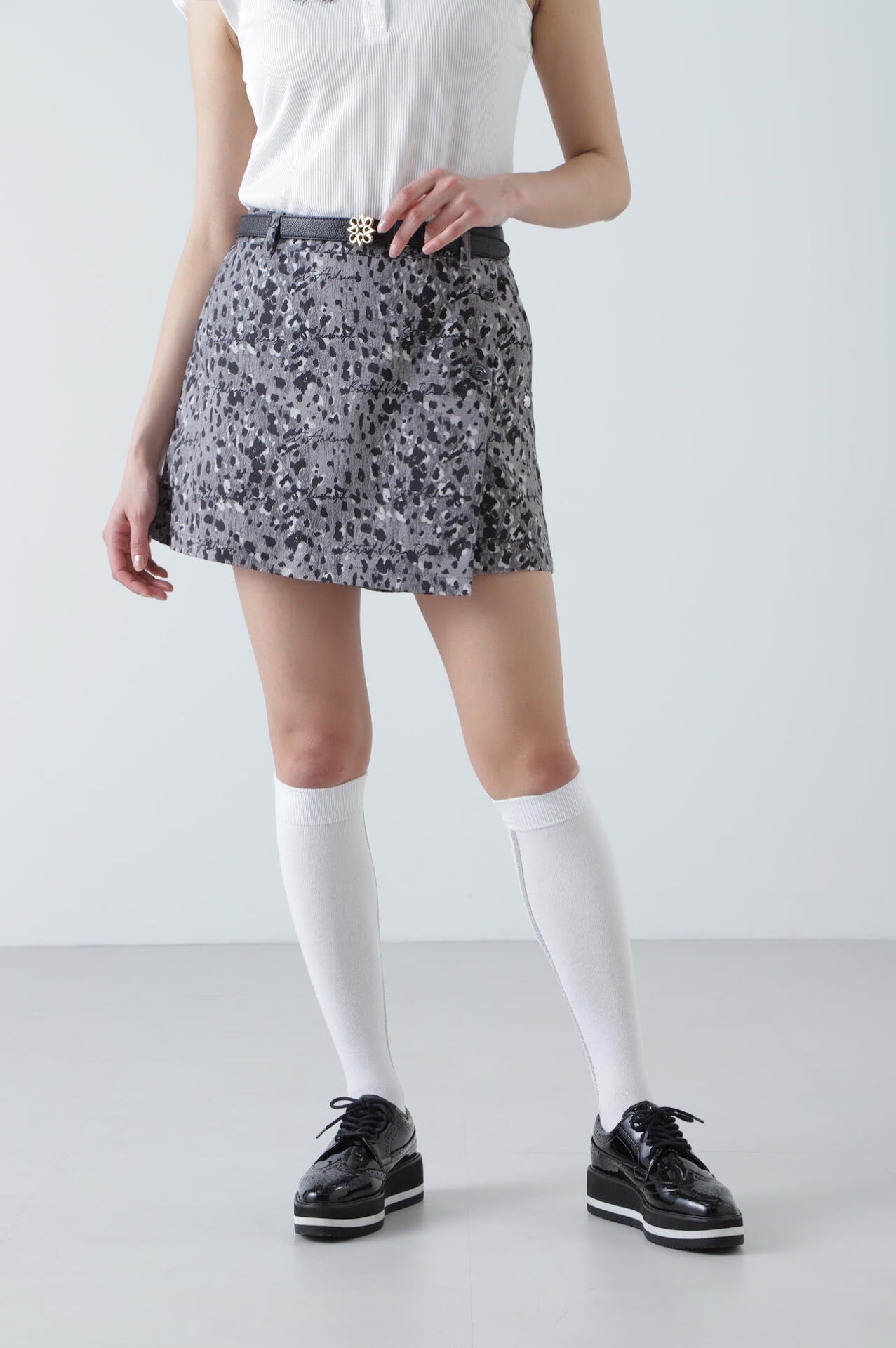 マリンシールプリントキュロットスカート (WOMENS)