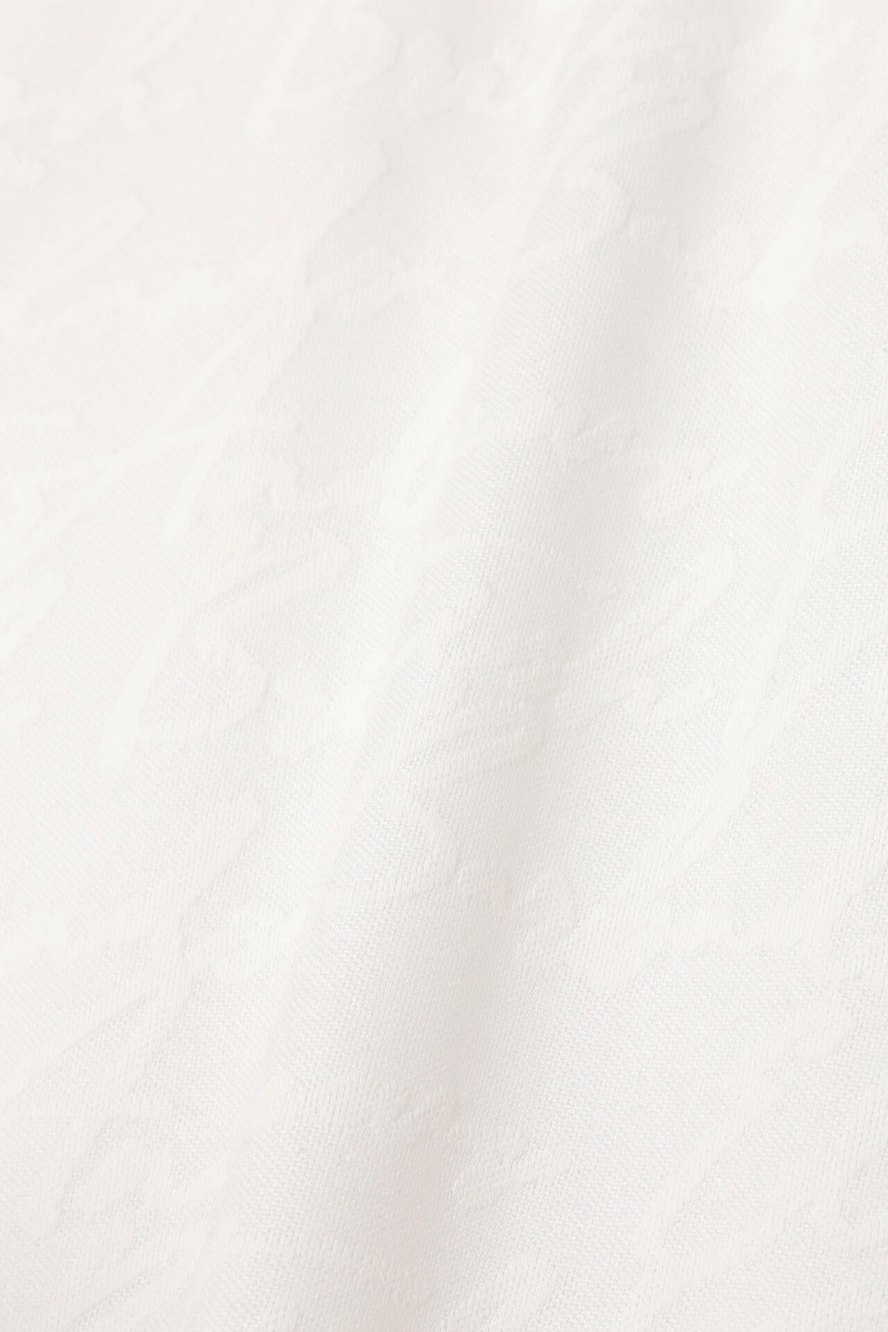 ハンドライティングジャガード無地 半袖ポロシャツ (WOMENS)