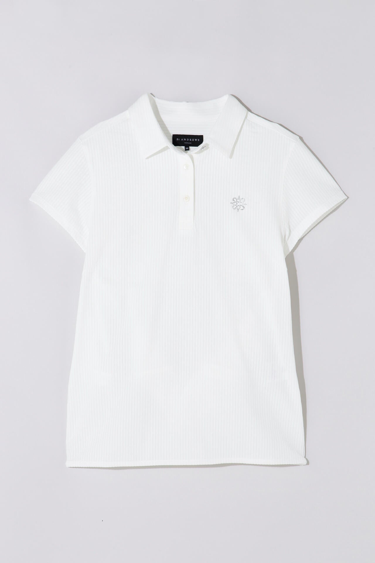 サッカーストライプ半袖シャツ (WOMENS)
