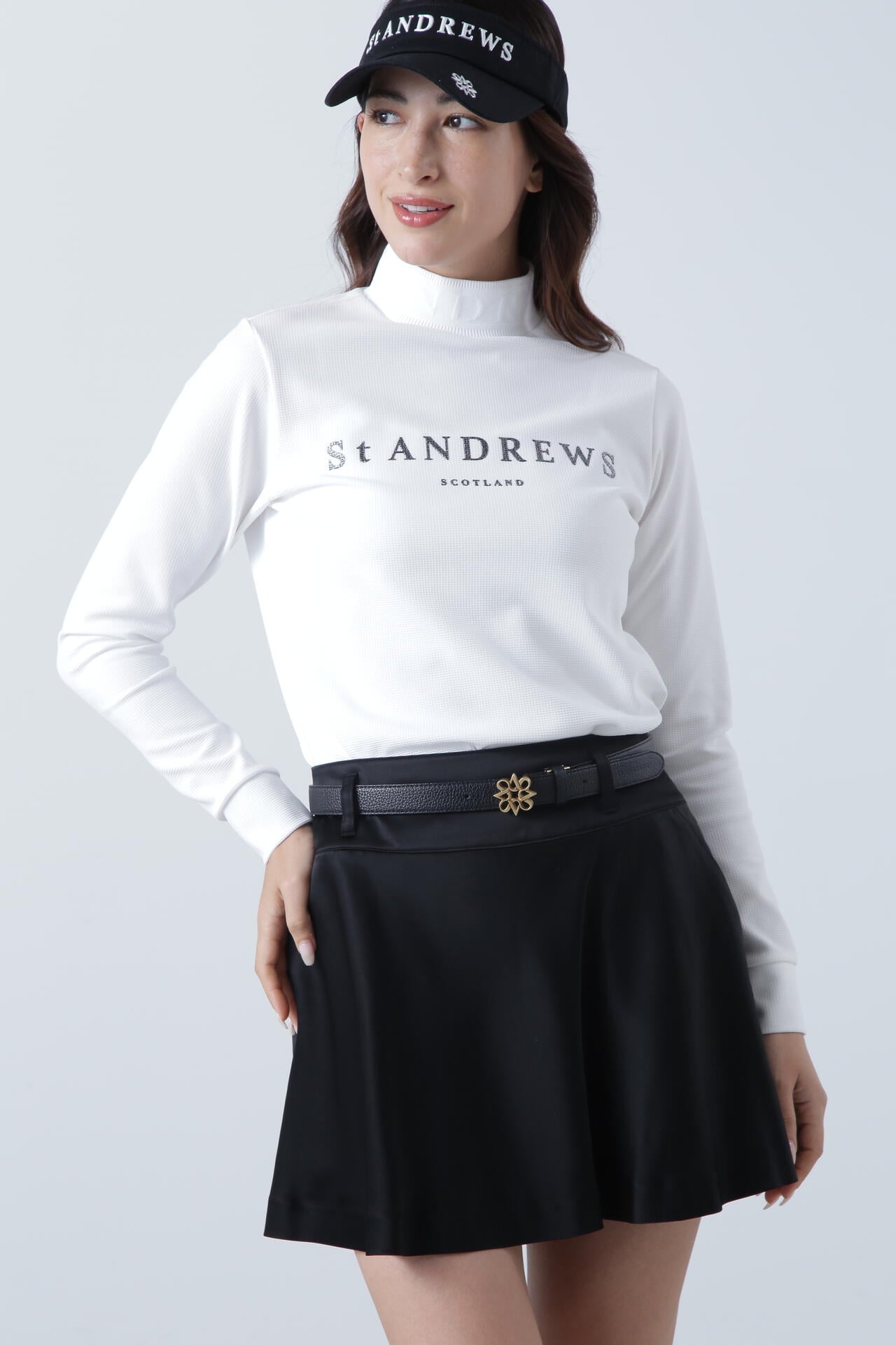 ブロックリバー長袖ハイネック (WOMENS)