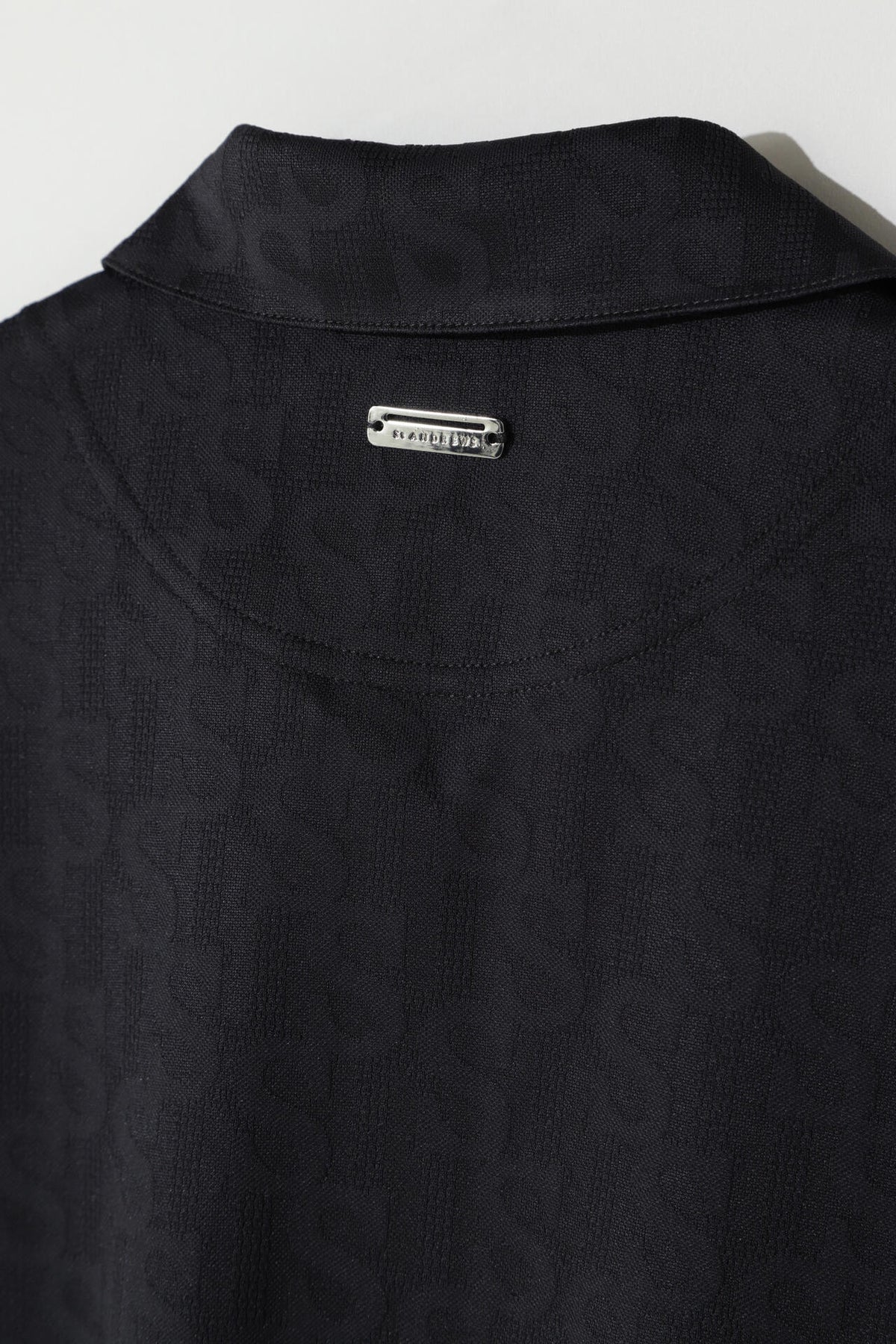 STロゴジャガード 長袖ポロシャツ (WOMENS)