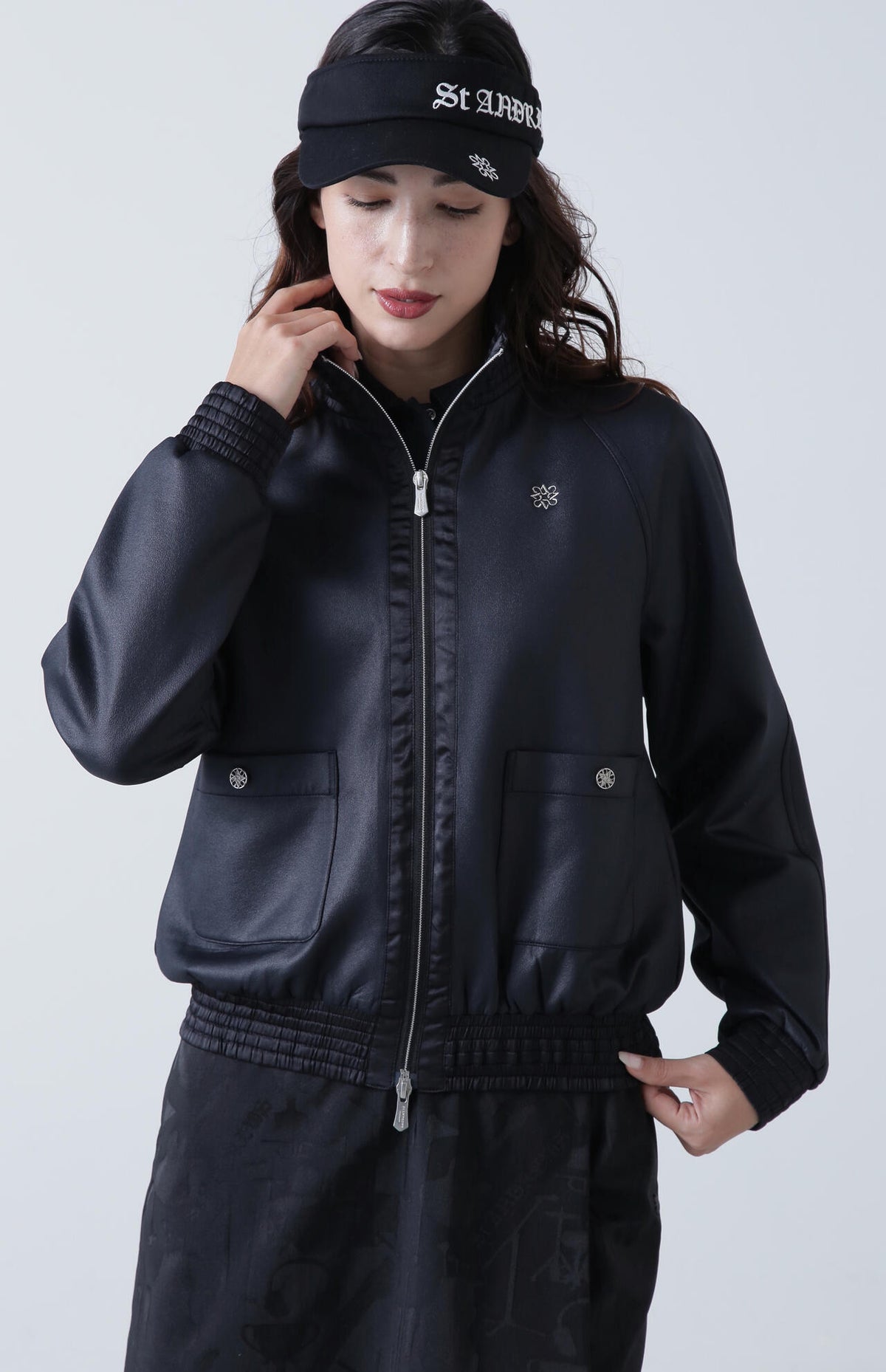 ダンボールニットハードチンツブルゾン (WOMENS)