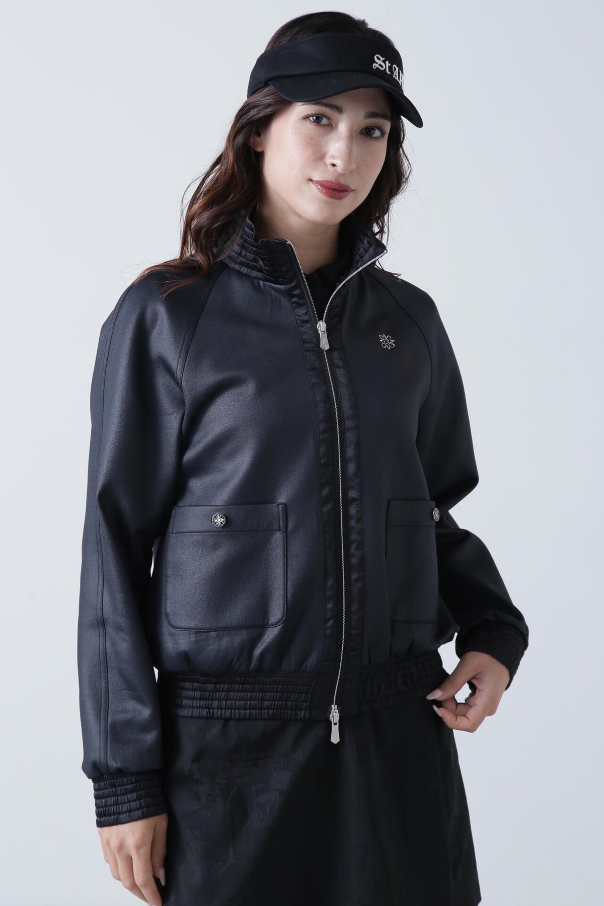 ダンボールニットハードチンツブルゾン (WOMENS)