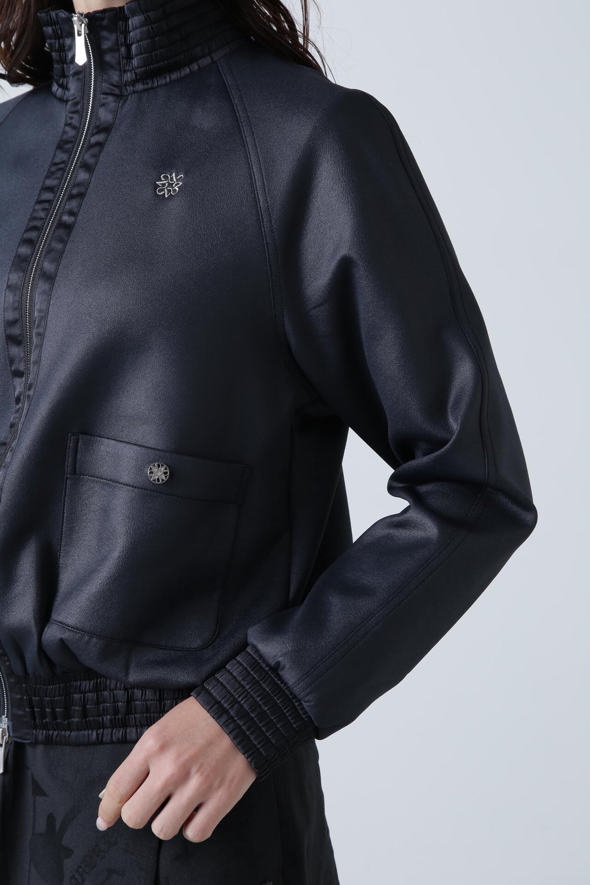 ダンボールニットハードチンツブルゾン (WOMENS)