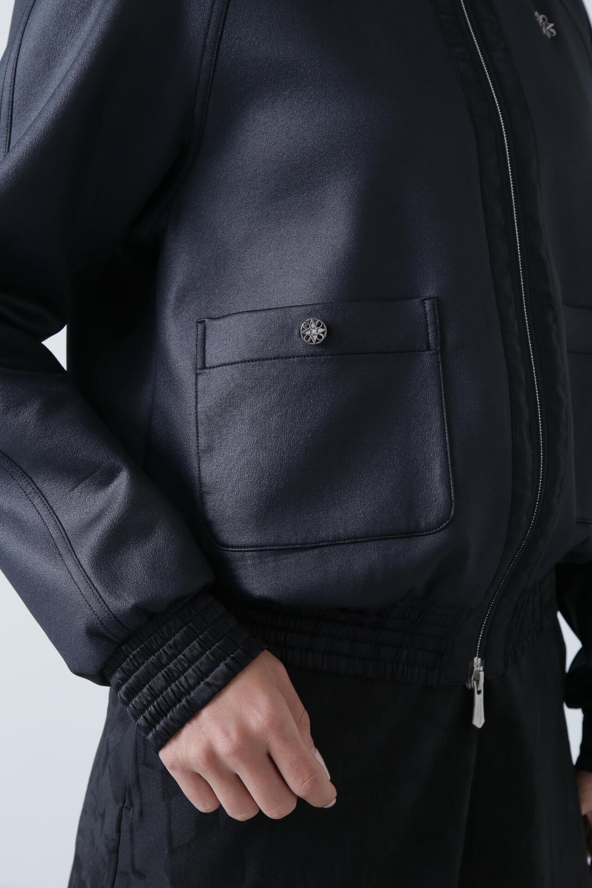 ダンボールニットハードチンツブルゾン (WOMENS)