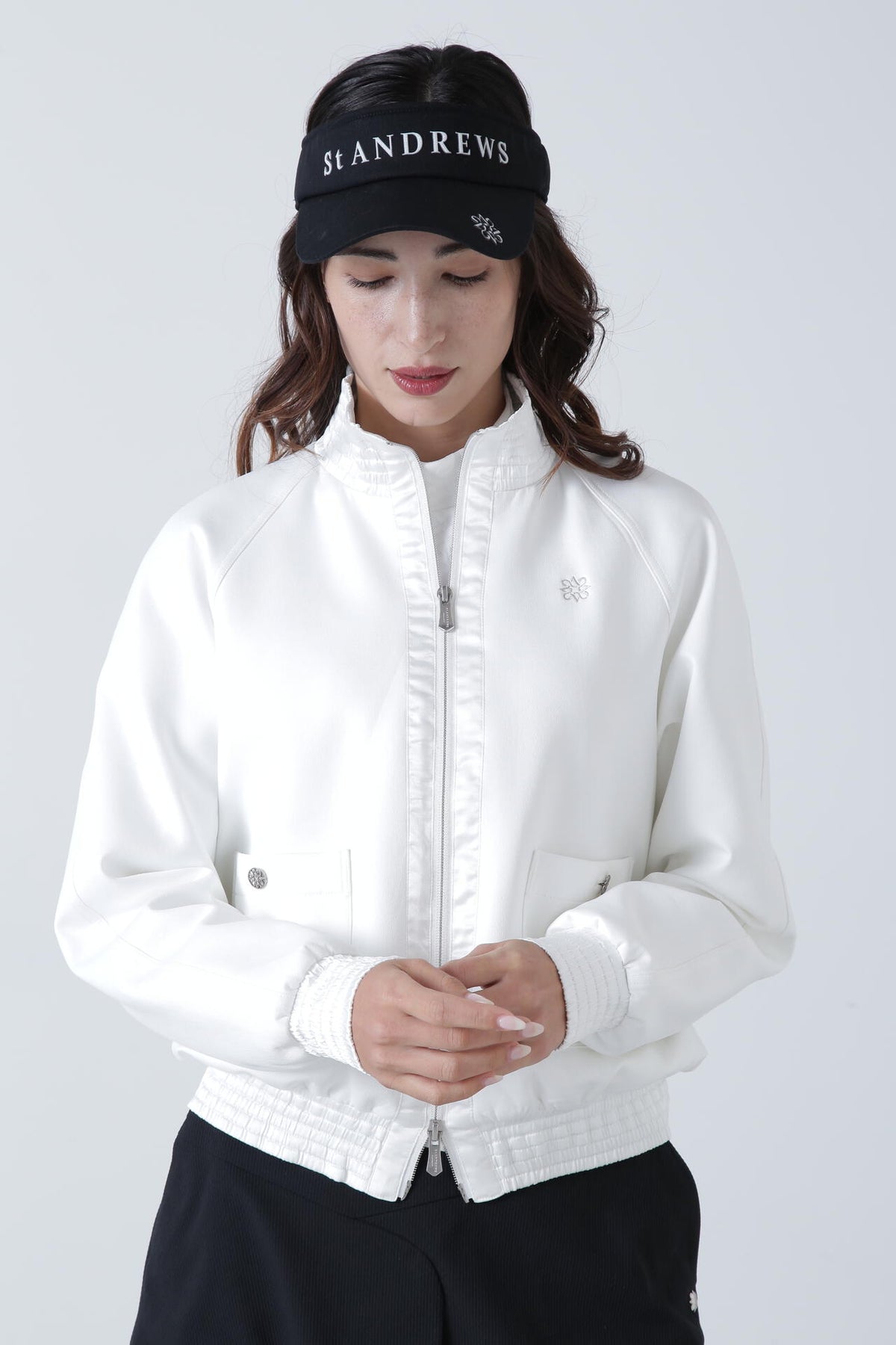 ダンボールニットハードチンツブルゾン (WOMENS)