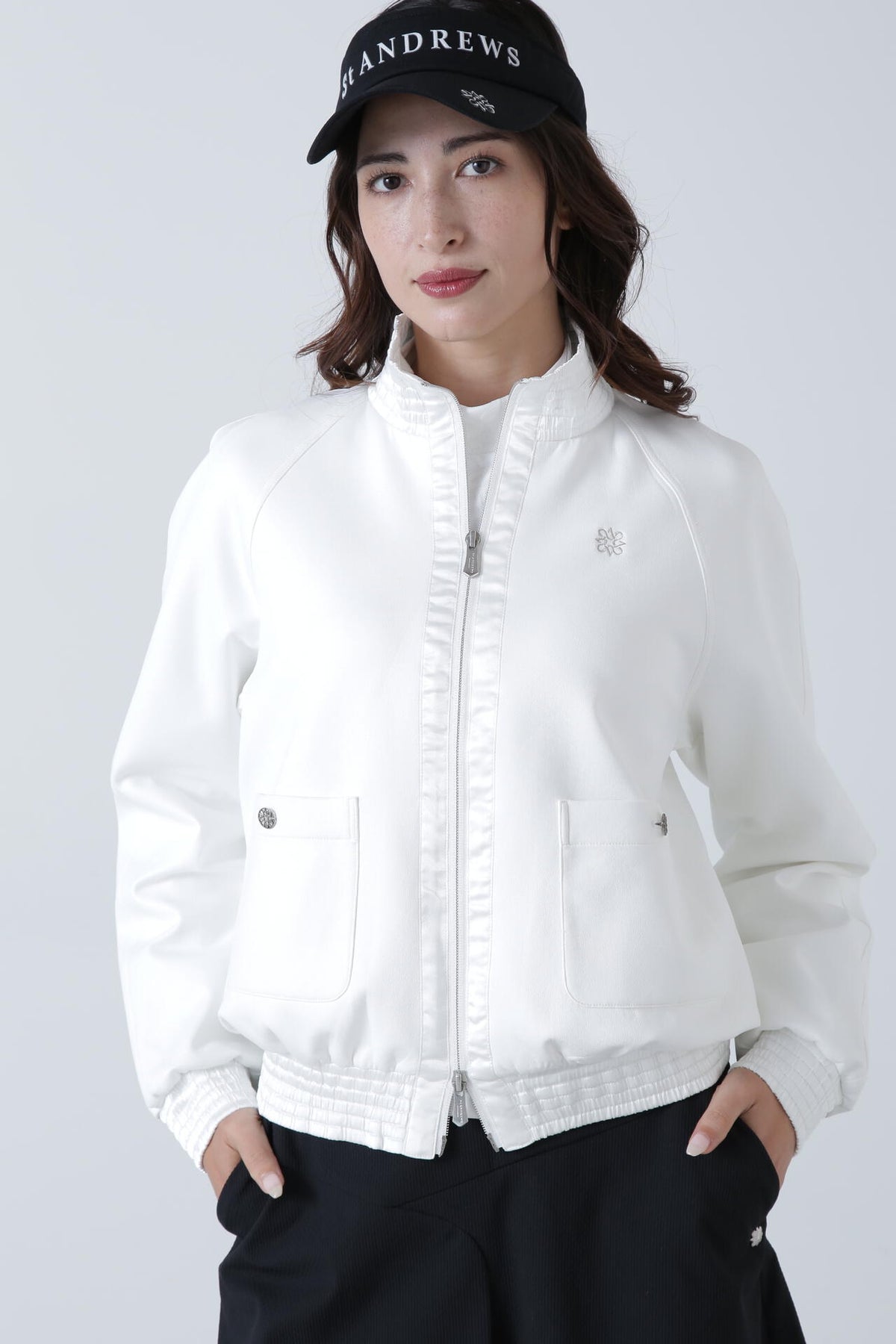 ダンボールニットハードチンツブルゾン (WOMENS)