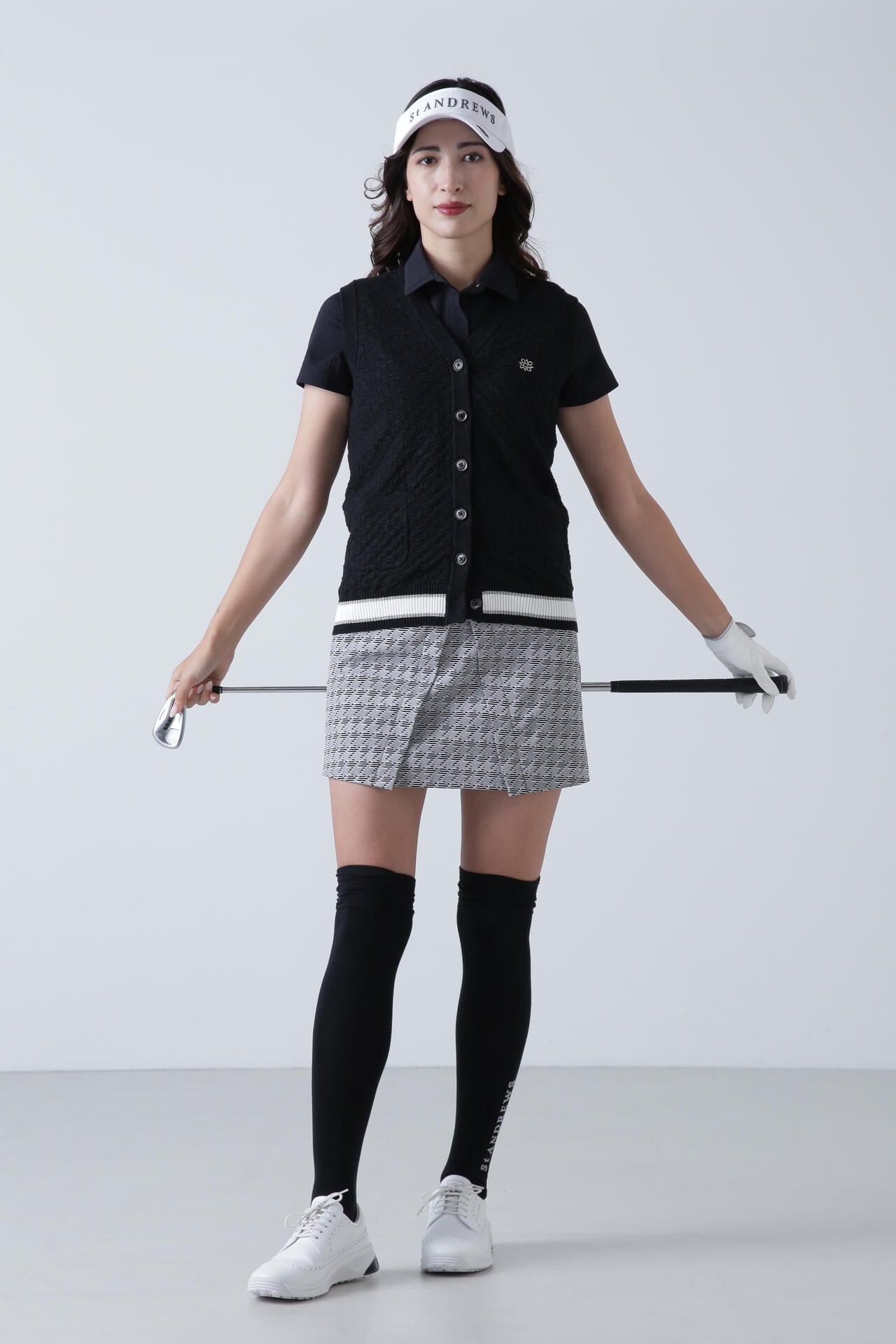 ジオメトリックジャガードスカート (WOMENS)