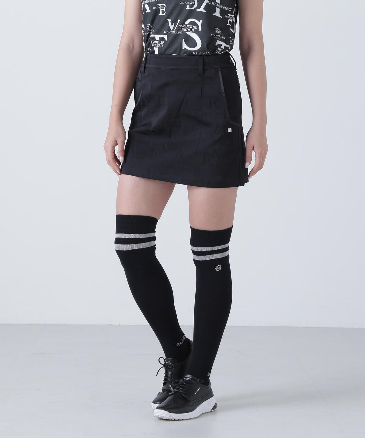 コンセプト柄ジャガードスカート (WOMENS)