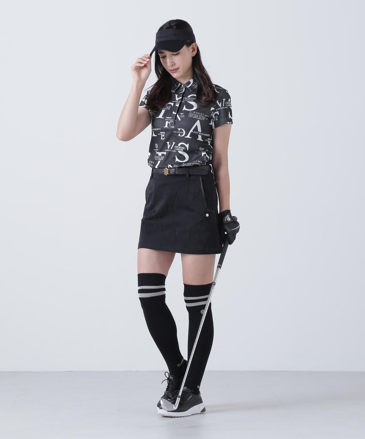 コンセプト柄ジャガードスカート (WOMENS)