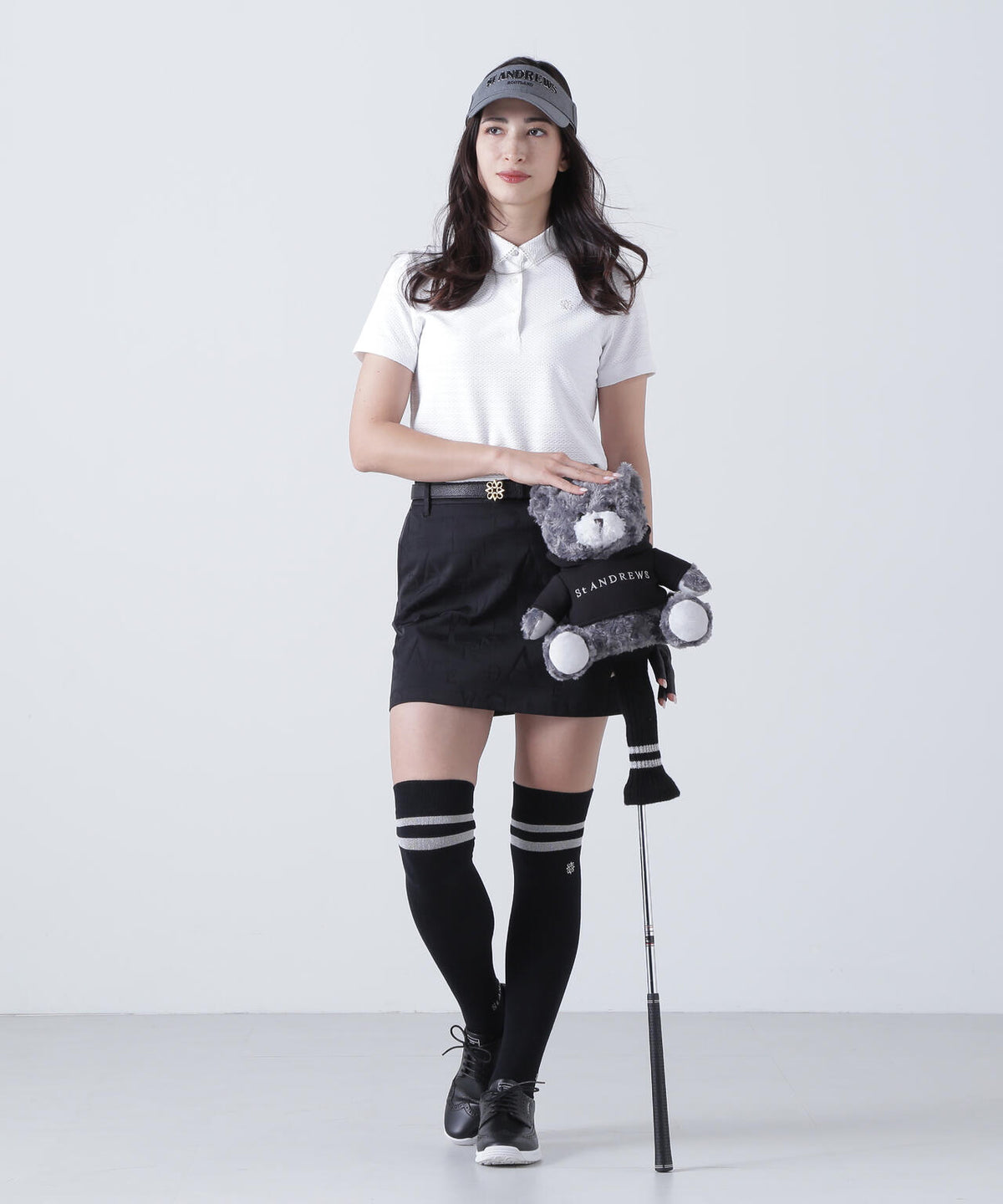 コンセプト柄ジャガードスカート (WOMENS)