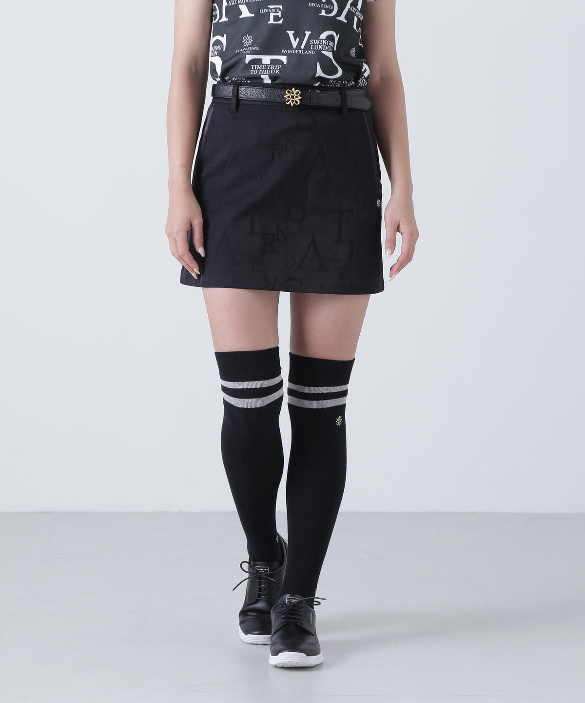 コンセプト柄ジャガードスカート (WOMENS)