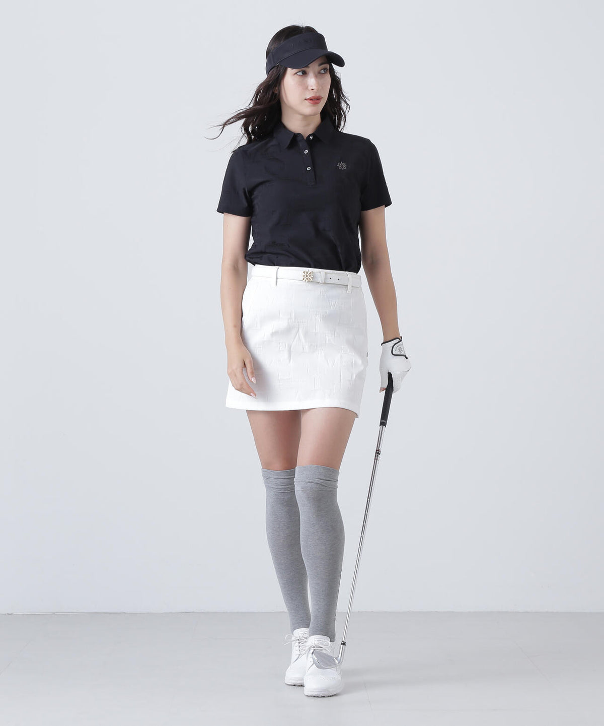 コンセプト柄ジャガードスカート (WOMENS)