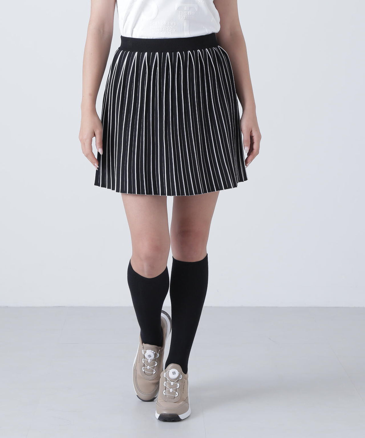 16Gダブルジャガードニットスカート (WOMENS)