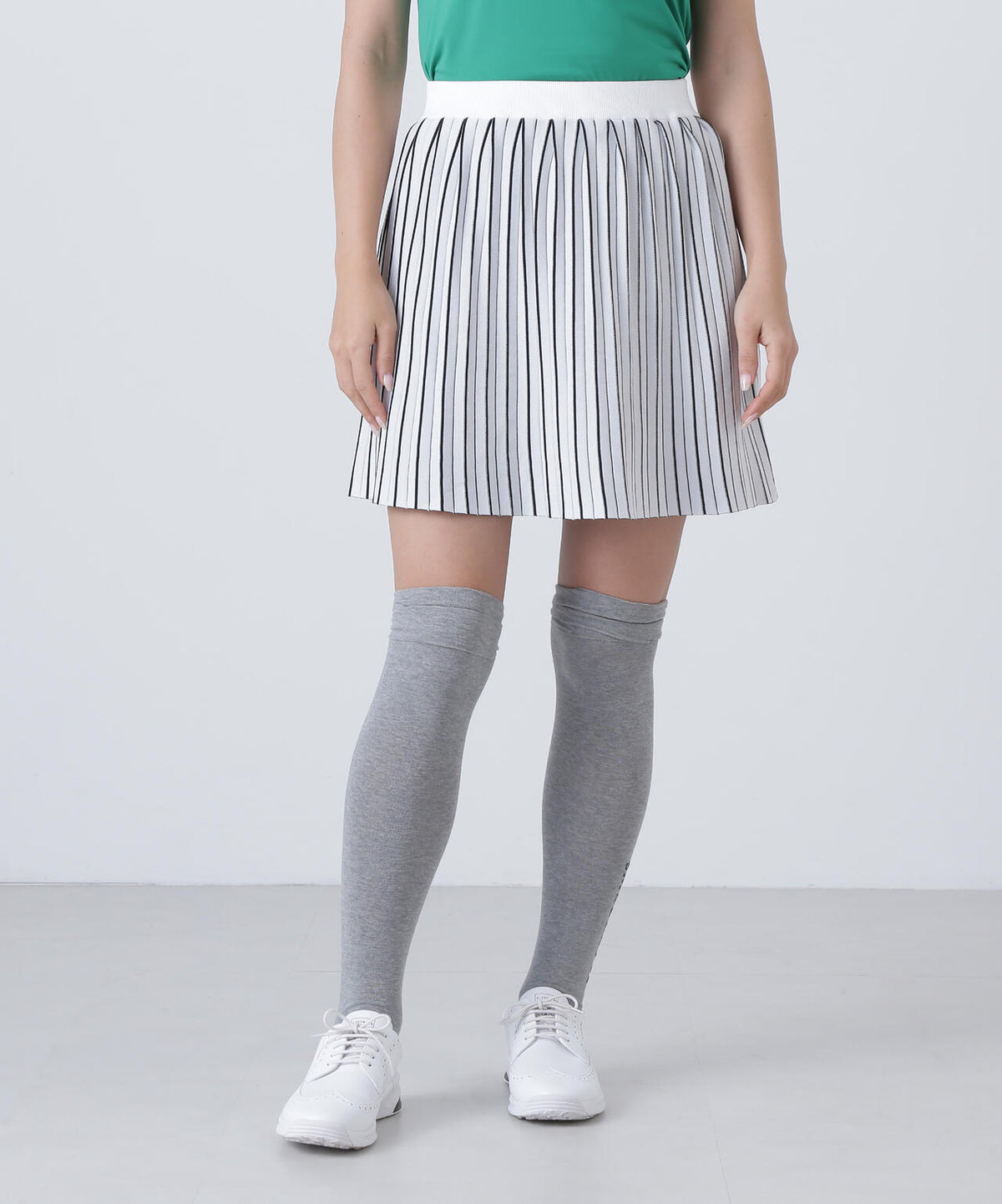 16Gダブルジャガードニットスカート (WOMENS)