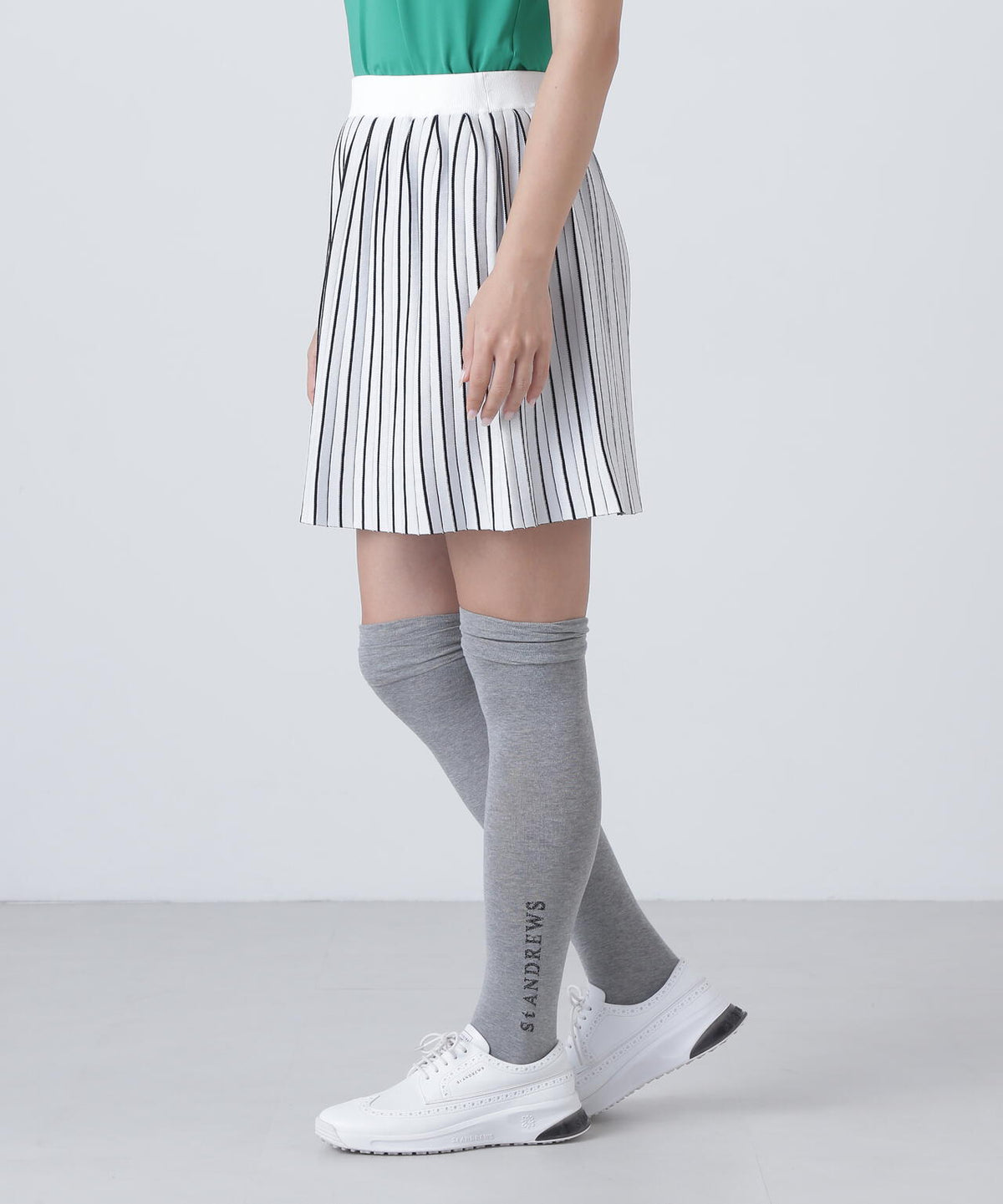 16Gダブルジャガードニットスカート (WOMENS)