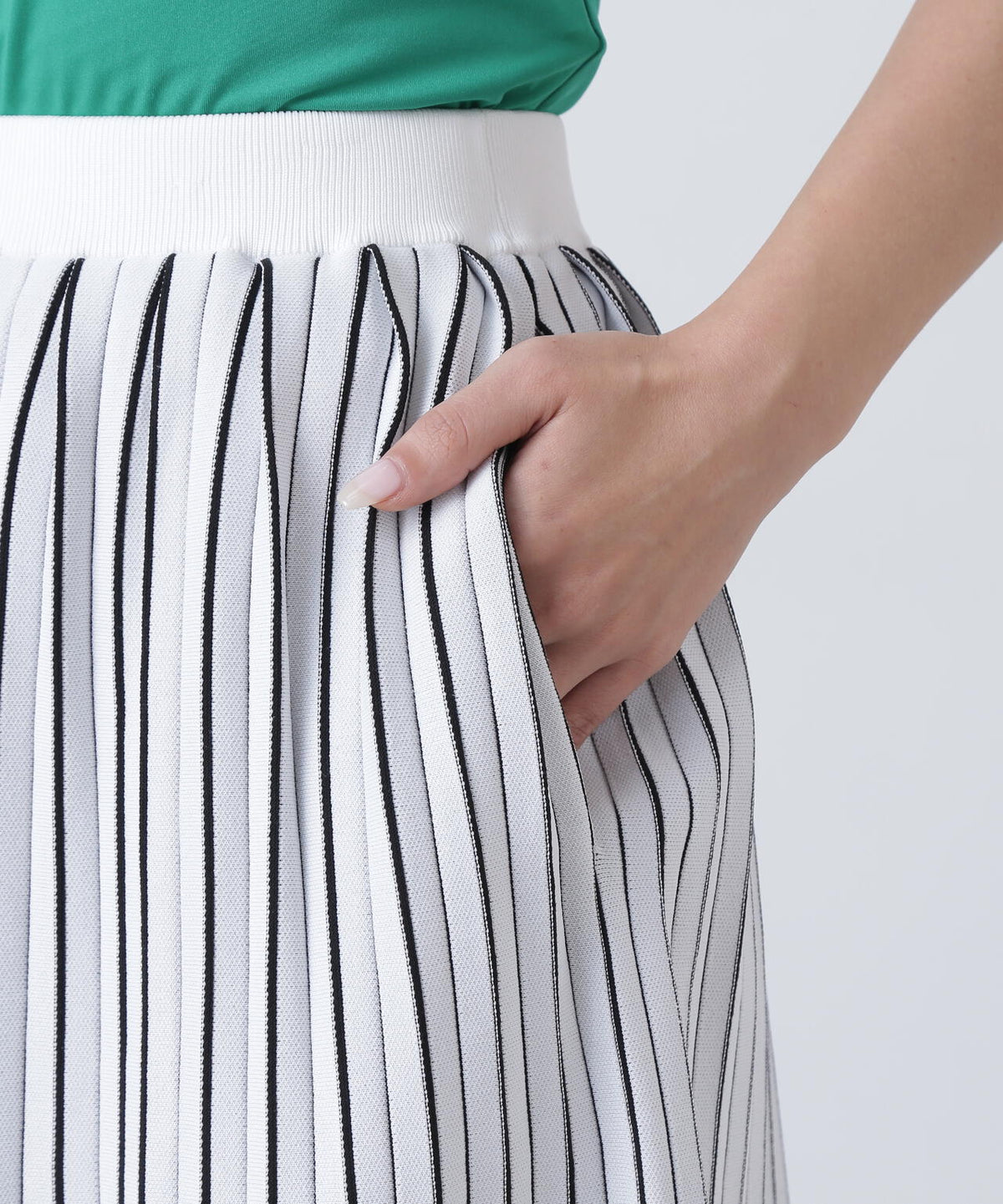 16Gダブルジャガードニットスカート (WOMENS)
