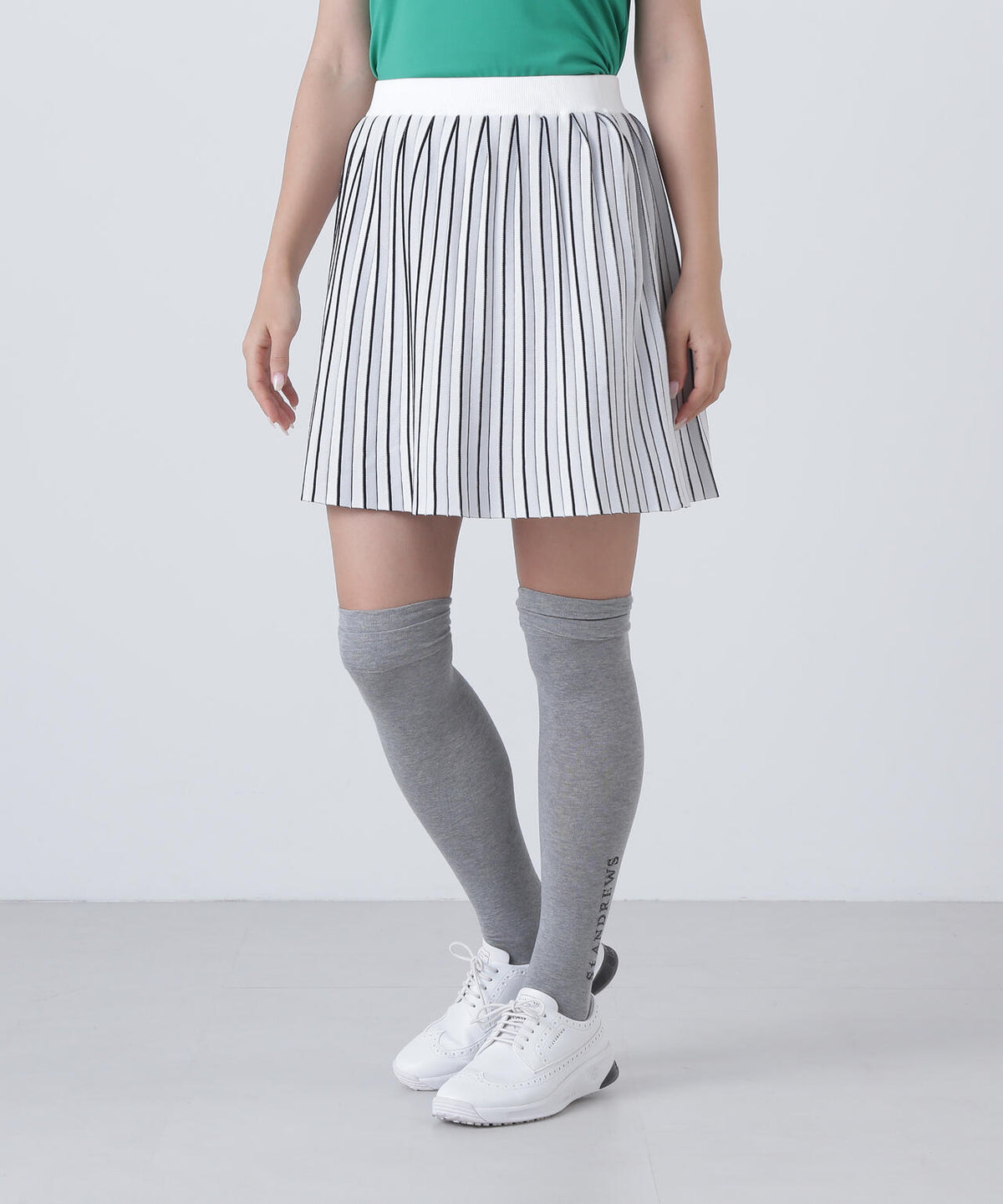 16Gダブルジャガードニットスカート (WOMENS)