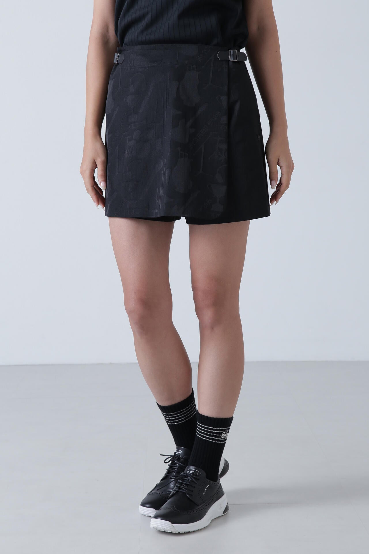 ミュージック柄ジャガードキュロットスカート (WOMENS)