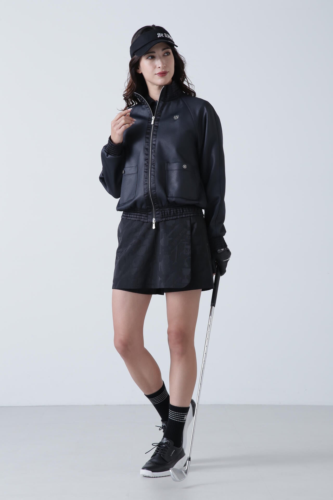 ミュージック柄ジャガードキュロットスカート (WOMENS)