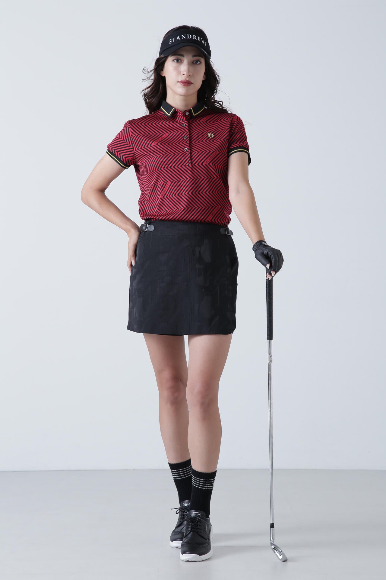 ミュージック柄ジャガードキュロットスカート (WOMENS)