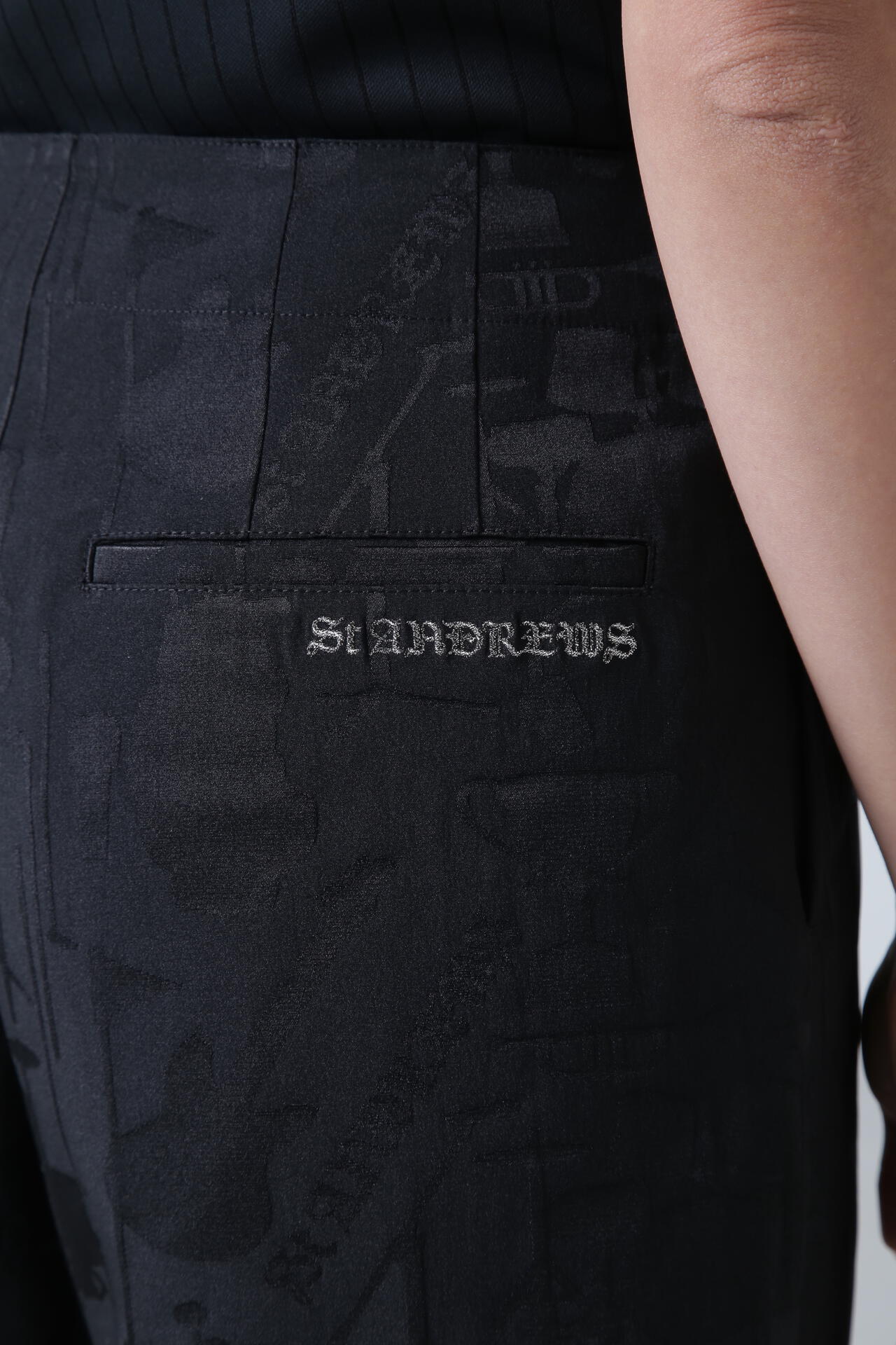 ミュージック柄ジャガードキュロットスカート (WOMENS)
