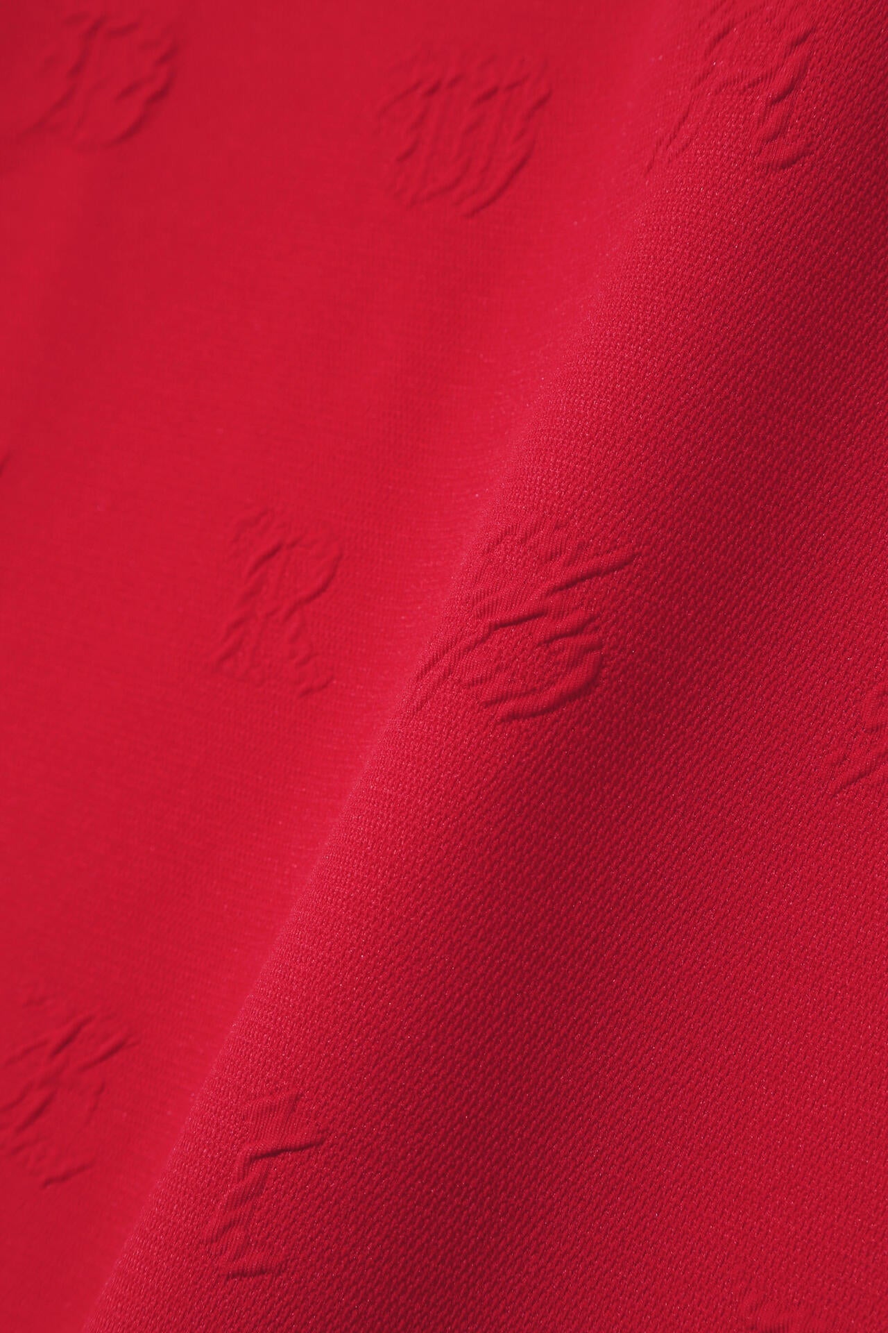 ふくれジャガードロゴ半袖ポロシャツ (WOMENS)