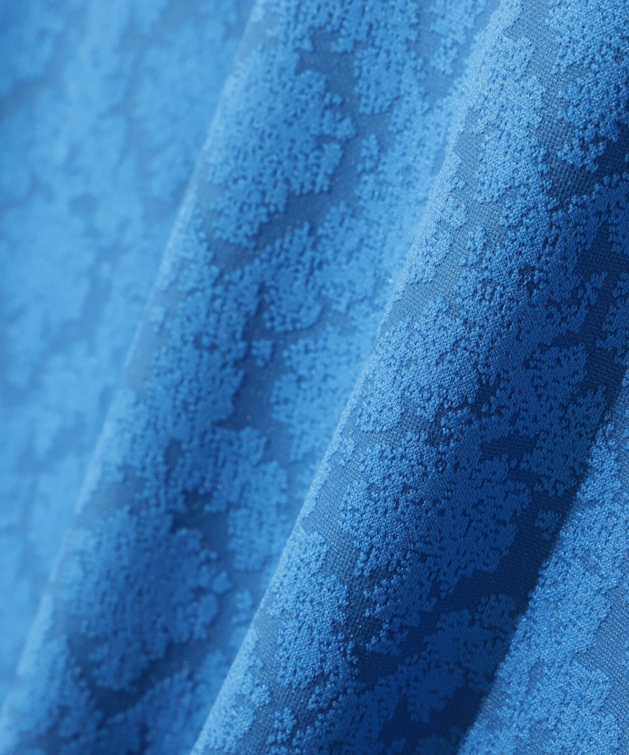 レトロアラベスク柄ジャガード半袖シャツ (WOMENS)