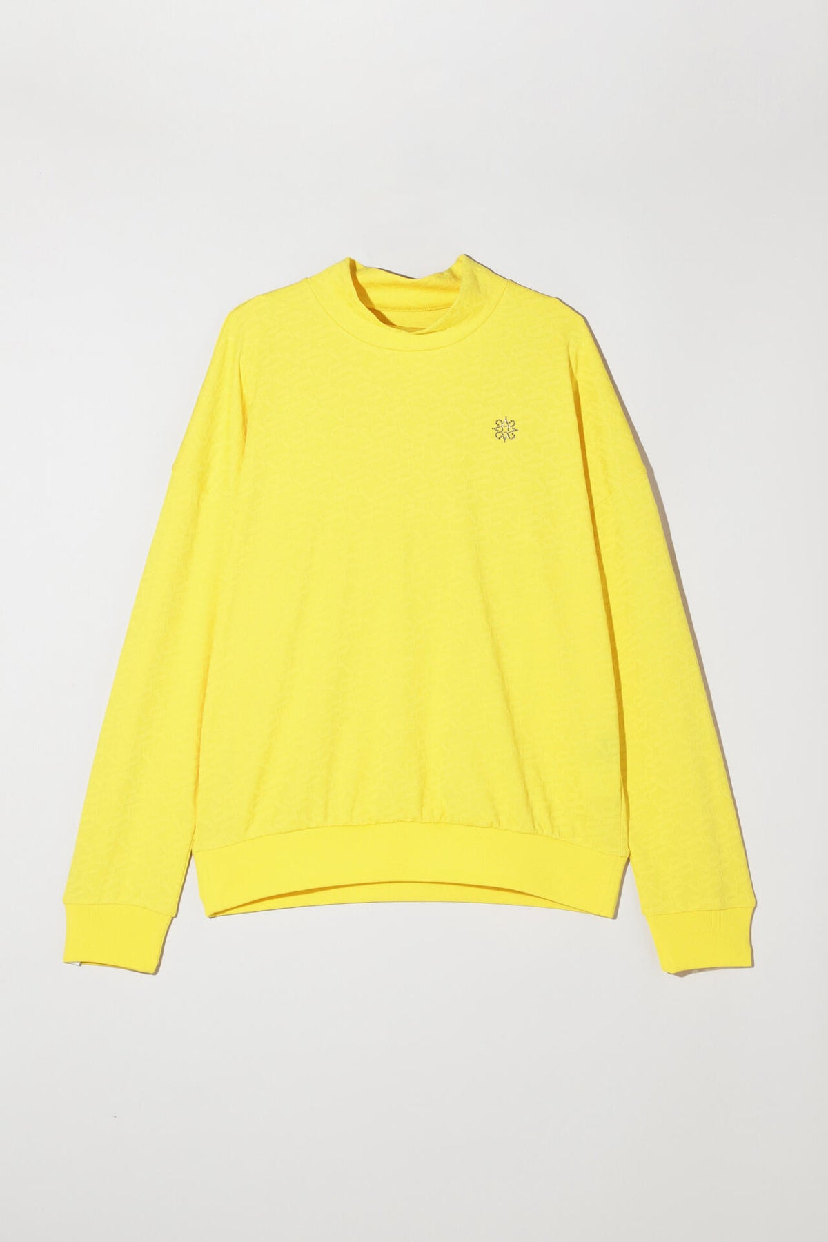 STAドットジャガード長袖ハイネックカットソー (WOMENS)