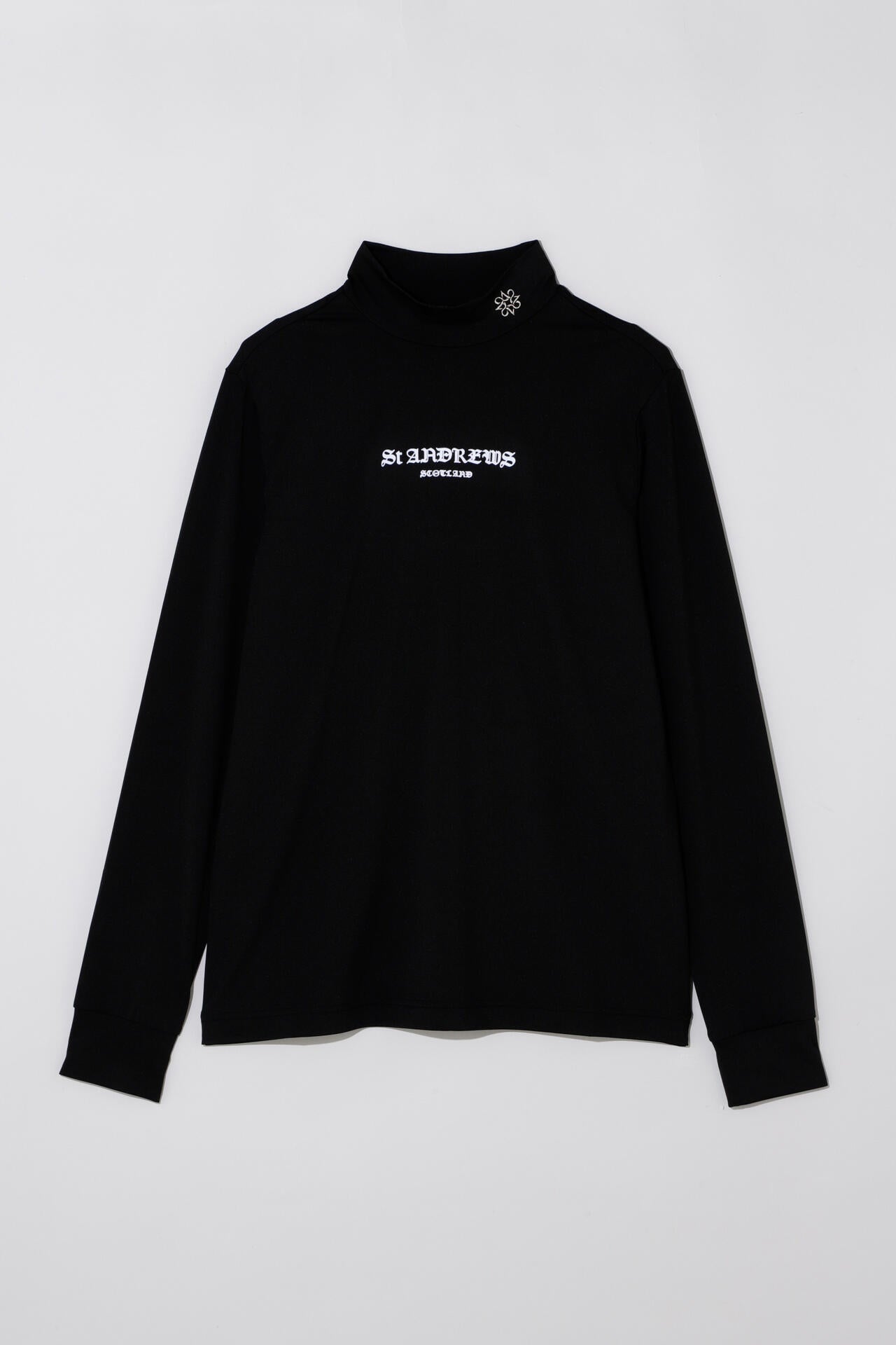 カチオンポリエステルベア天長袖ハイネックカットソー (WOMENS)