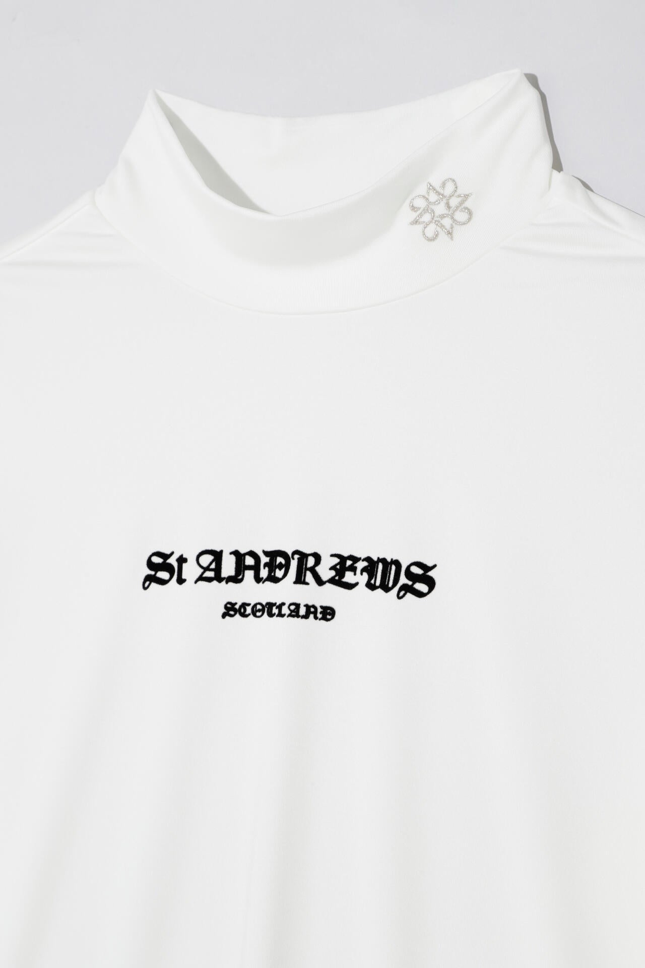 カチオンポリエステルベア天長袖ハイネックカットソー (WOMENS)