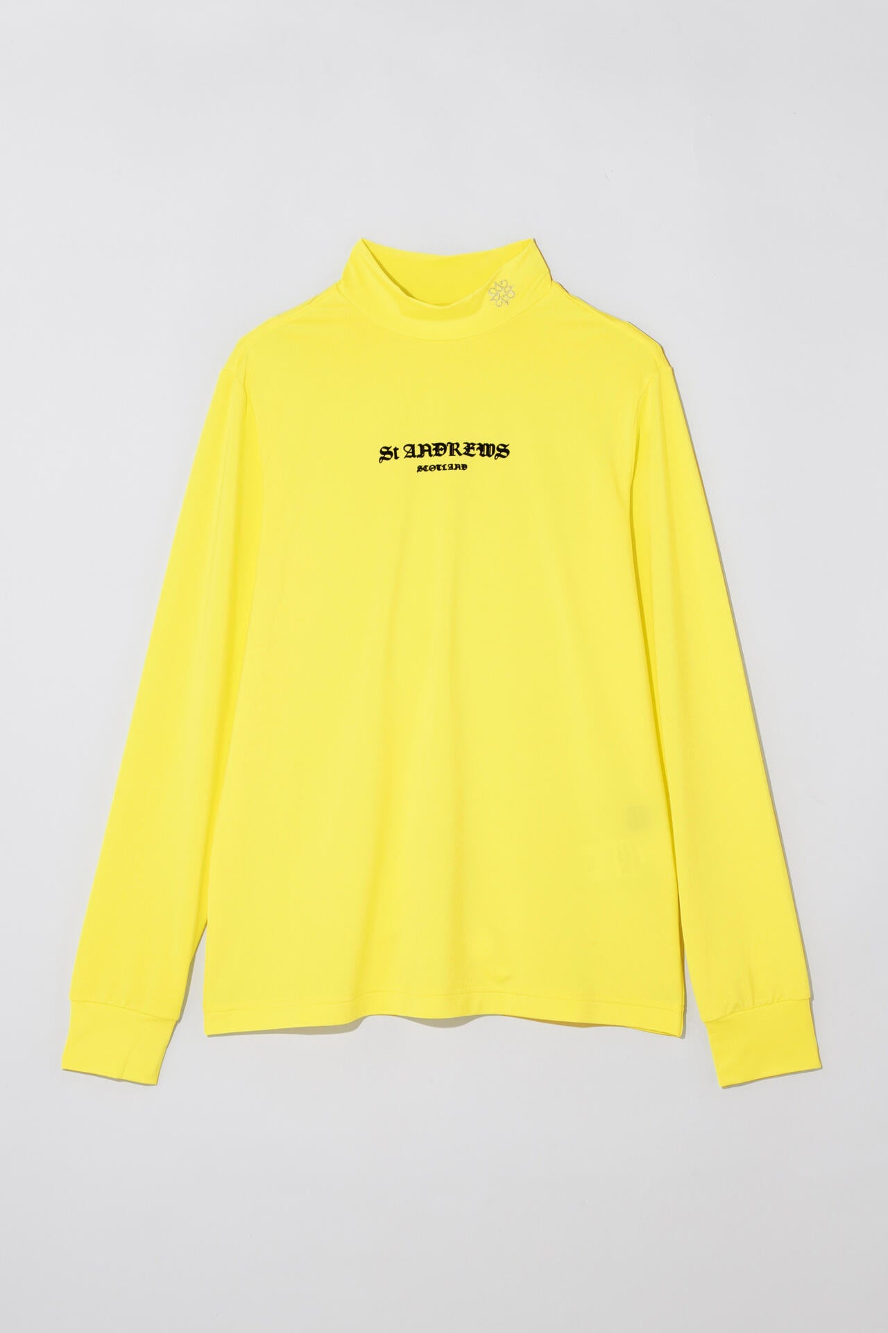 カチオンポリエステルベア天長袖ハイネックカットソー (WOMENS)