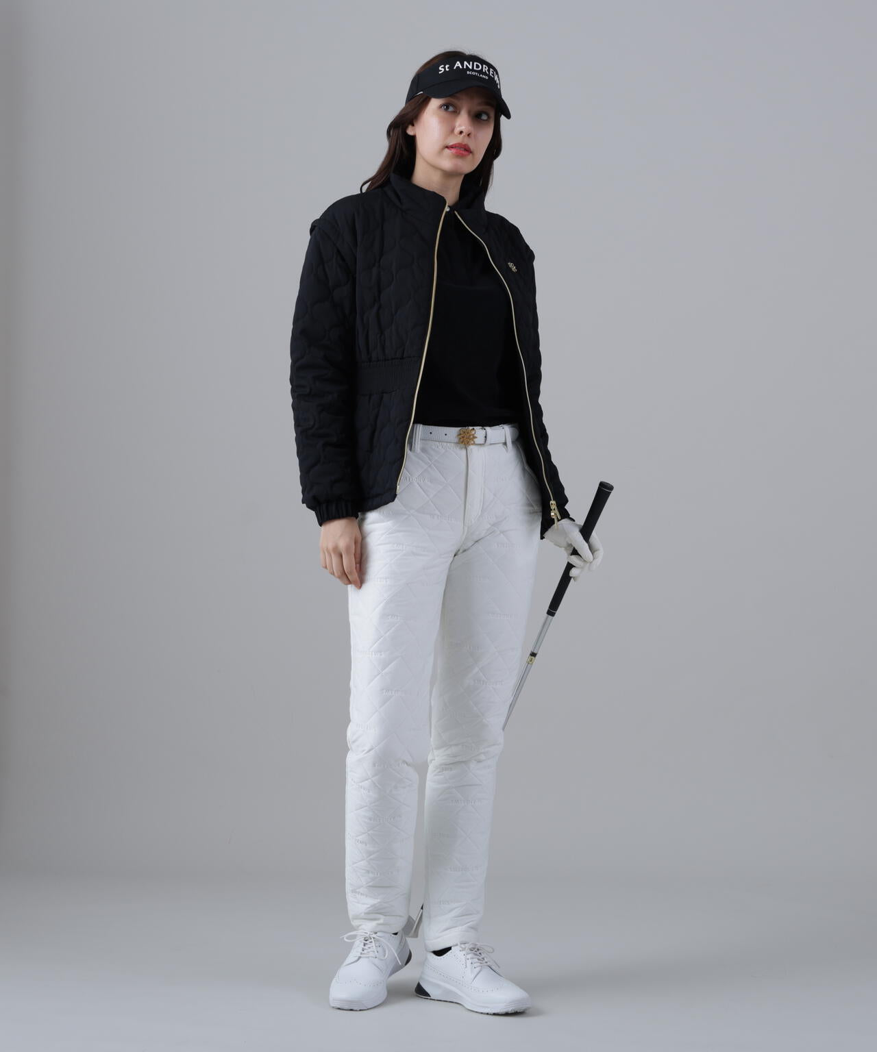 ウェーブストレッチ中綿ブルゾン (WOMENS)