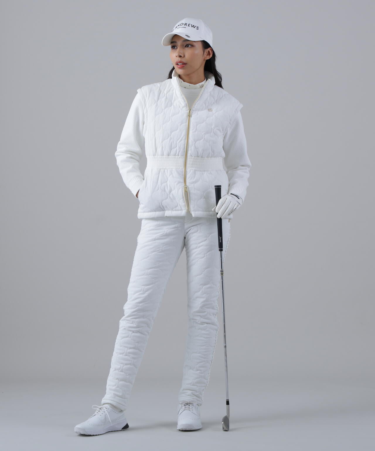 ウェーブストレッチ中綿パンツ (WOMENS)