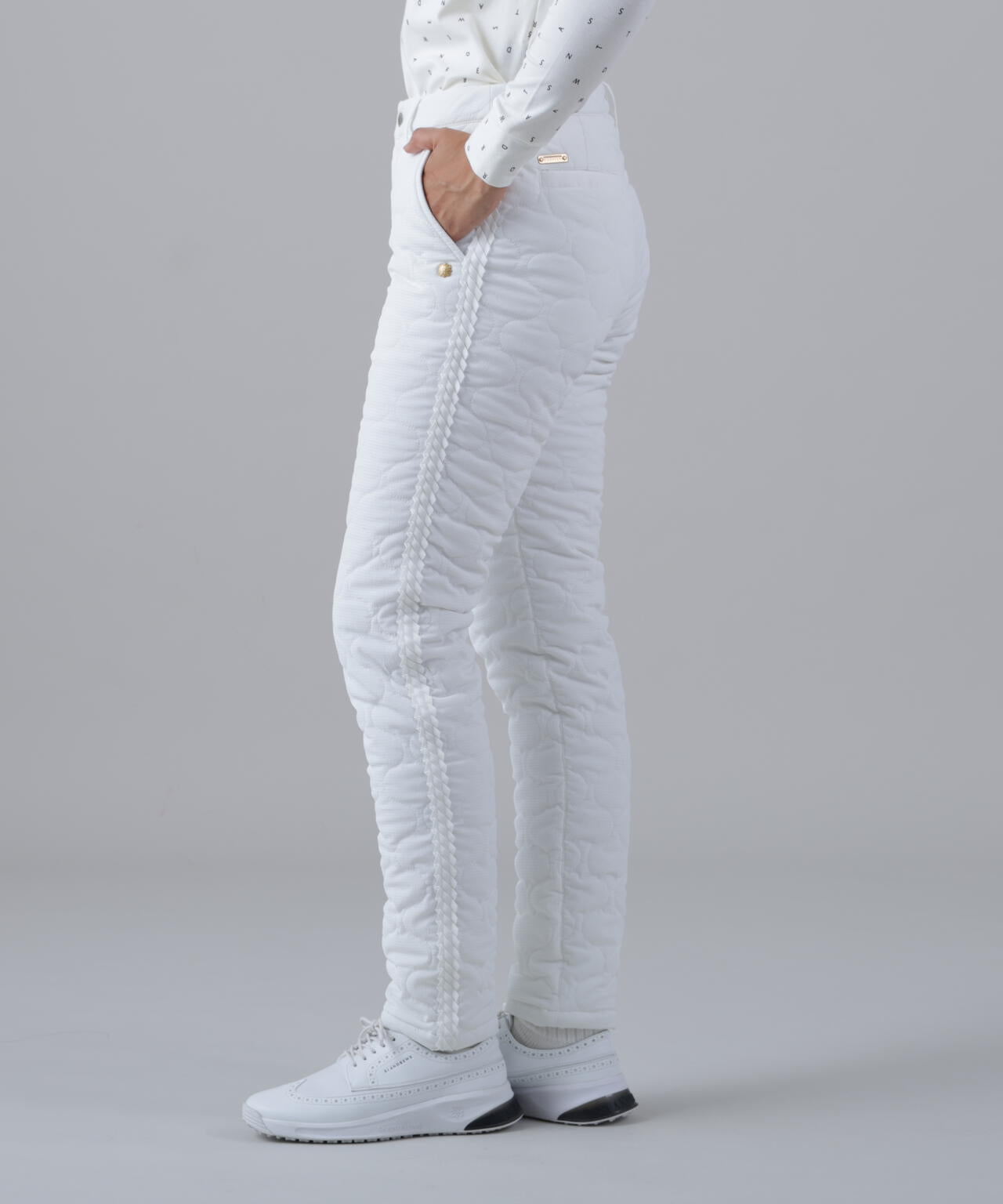 ウェーブストレッチ中綿パンツ (WOMENS)