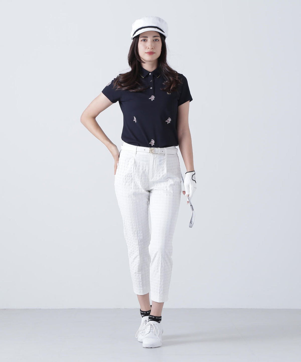 千鳥楊柳ストレッチパンツ (WOMENS)