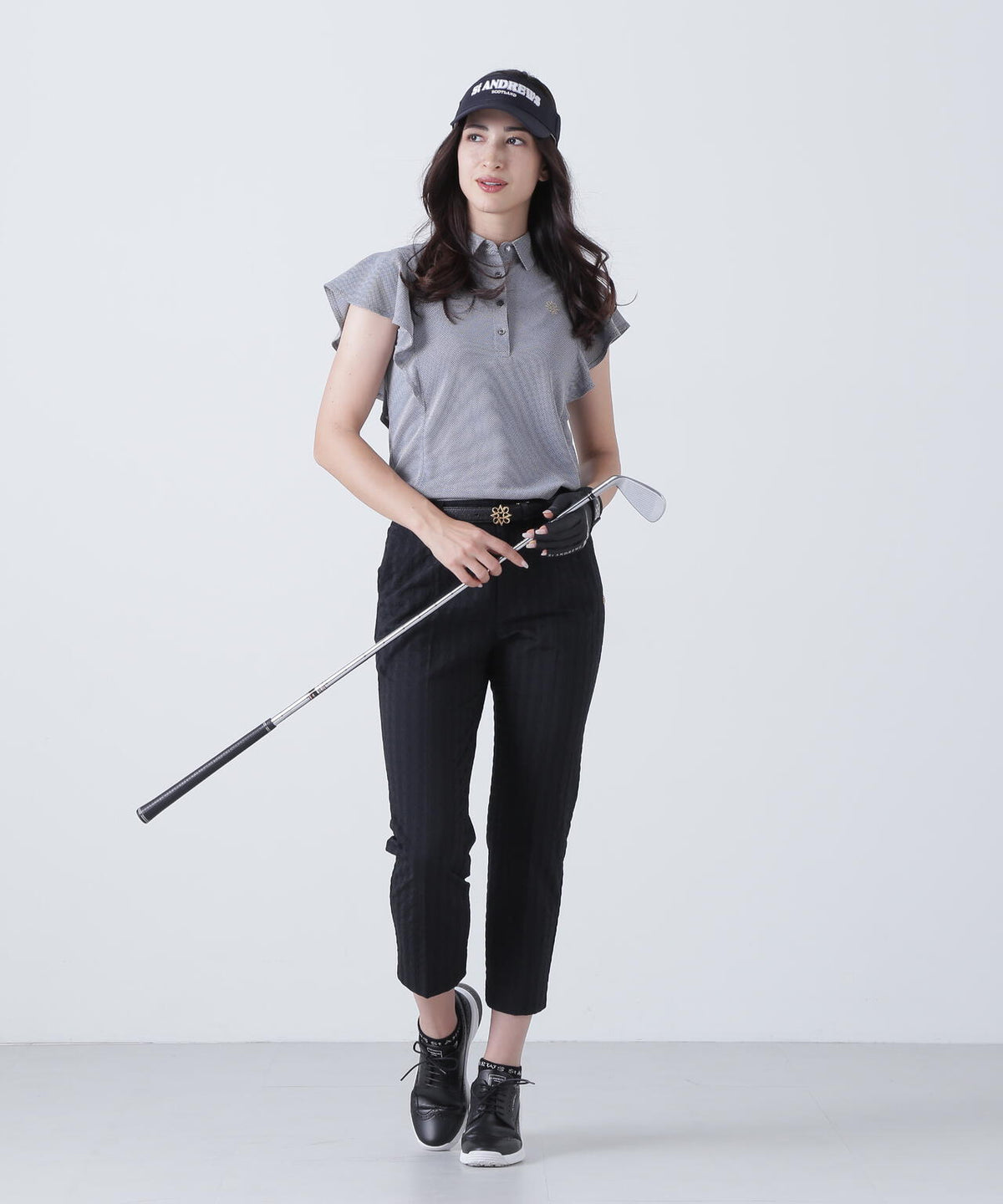 千鳥楊柳ストレッチパンツ (WOMENS)