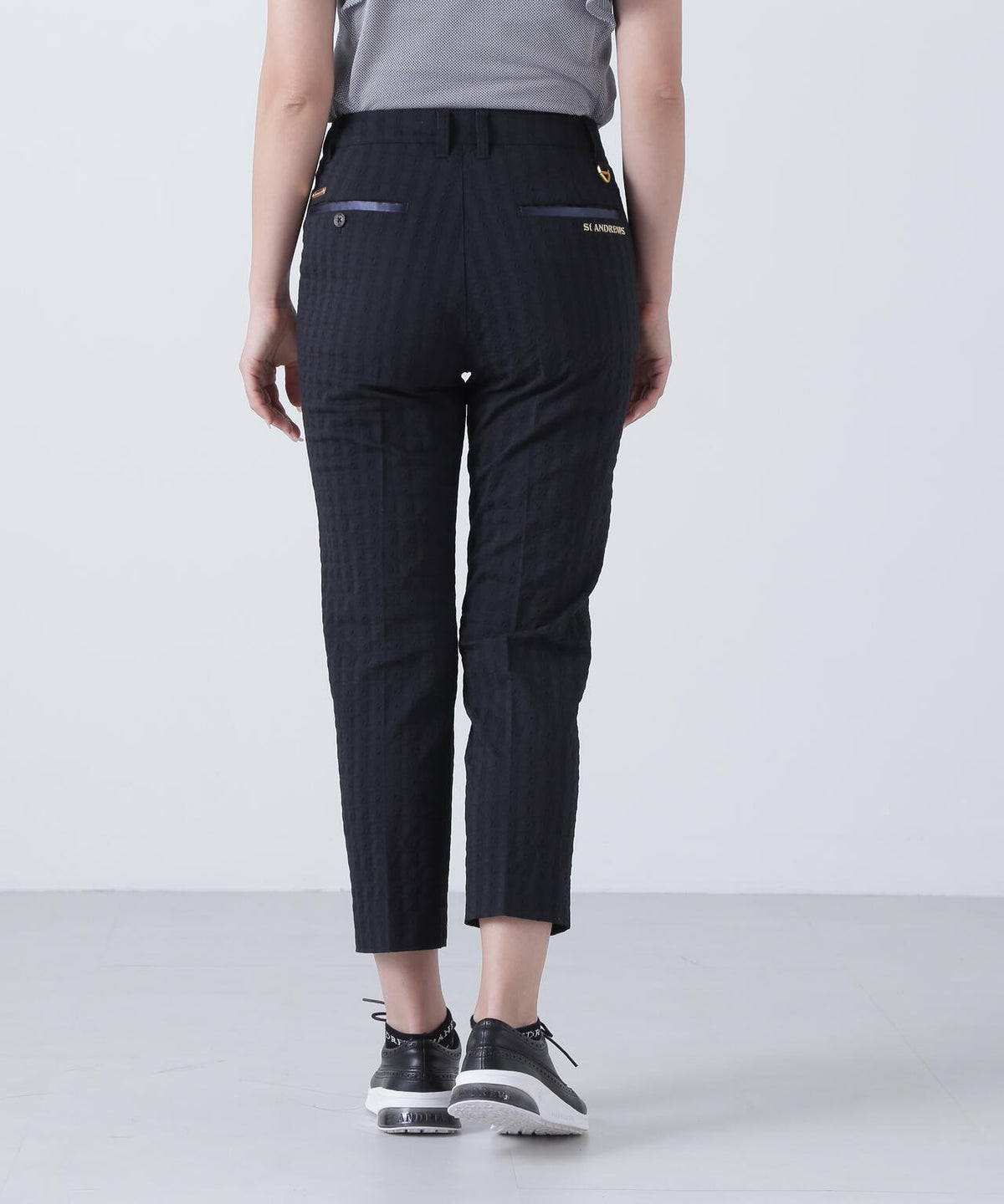 千鳥楊柳ストレッチパンツ (WOMENS)