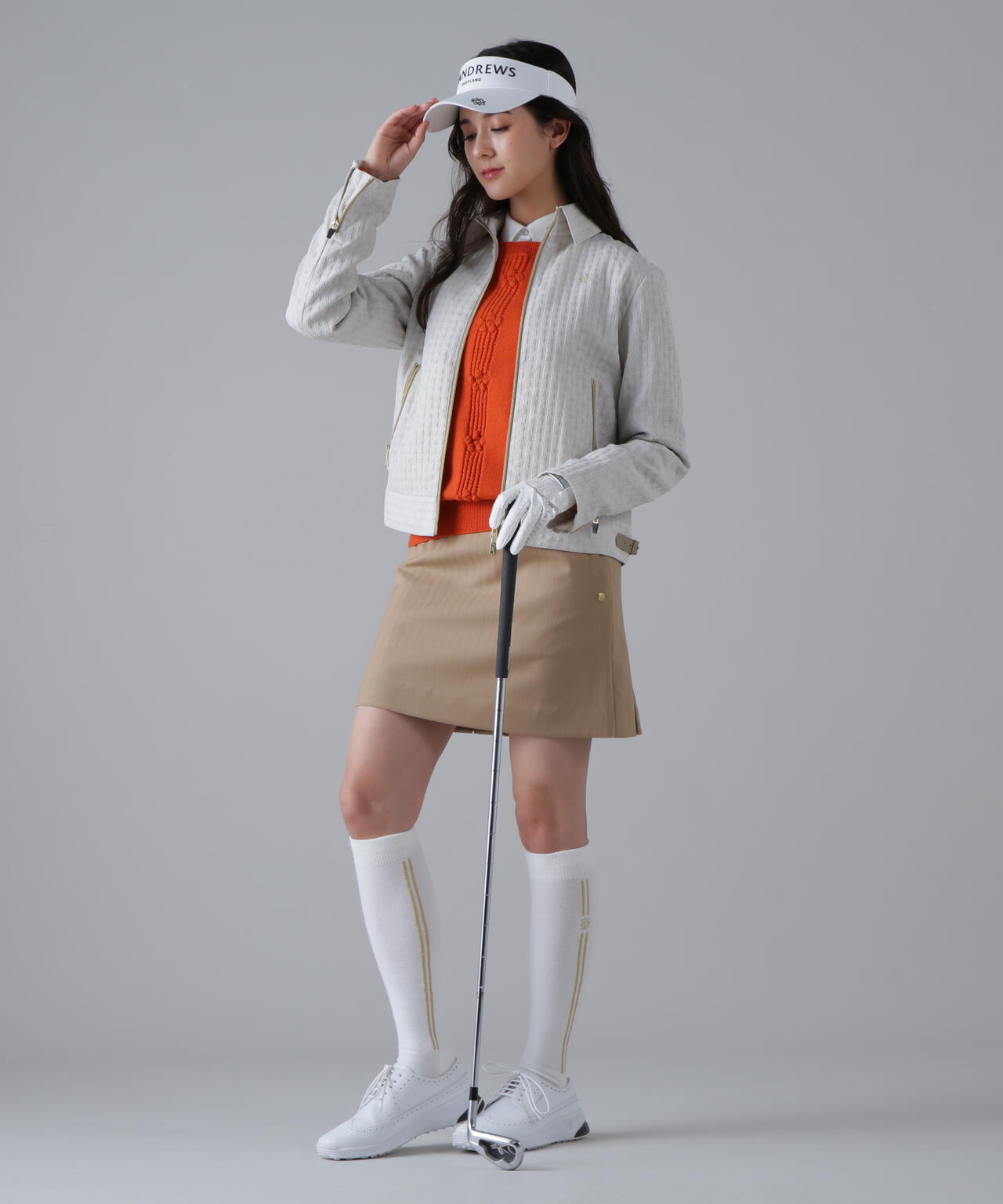 ピンストライプスカート (WOMENS)