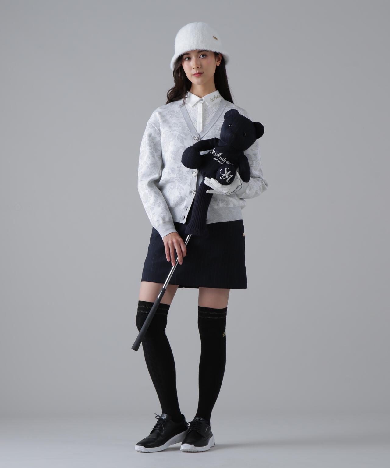 ピンストライプスカート (WOMENS)