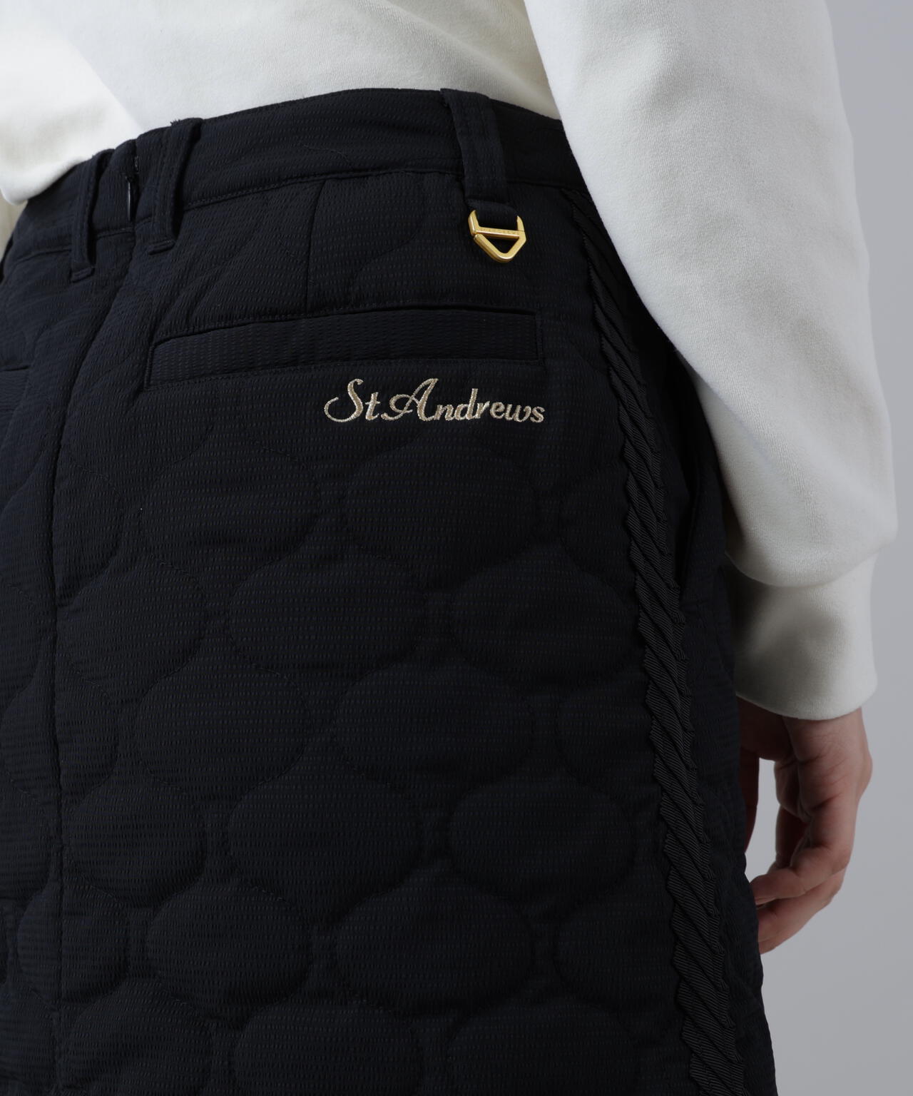 ウェーブストレッチ中綿スカート (WOMENS)