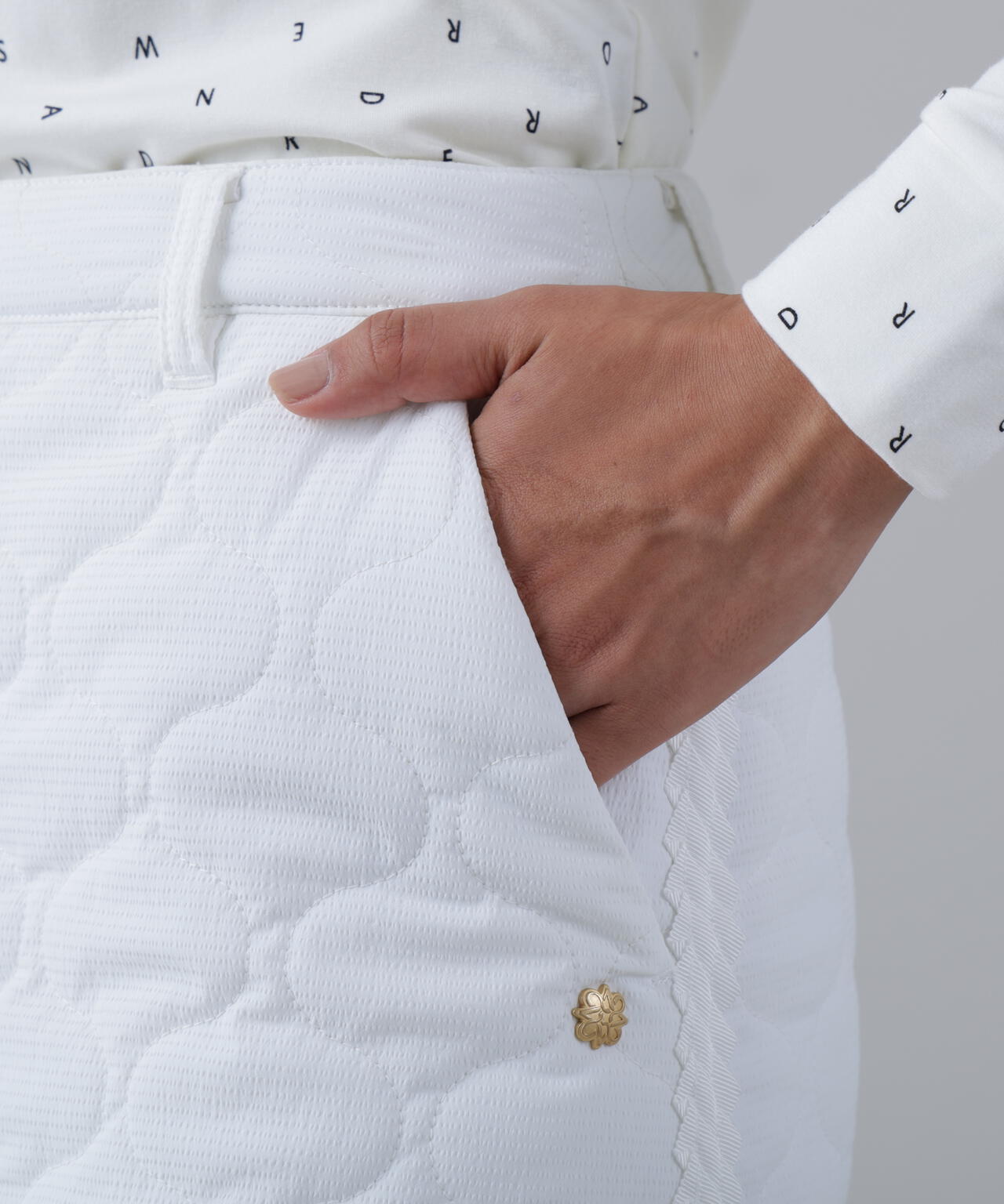 ウェーブストレッチ中綿スカート (WOMENS)