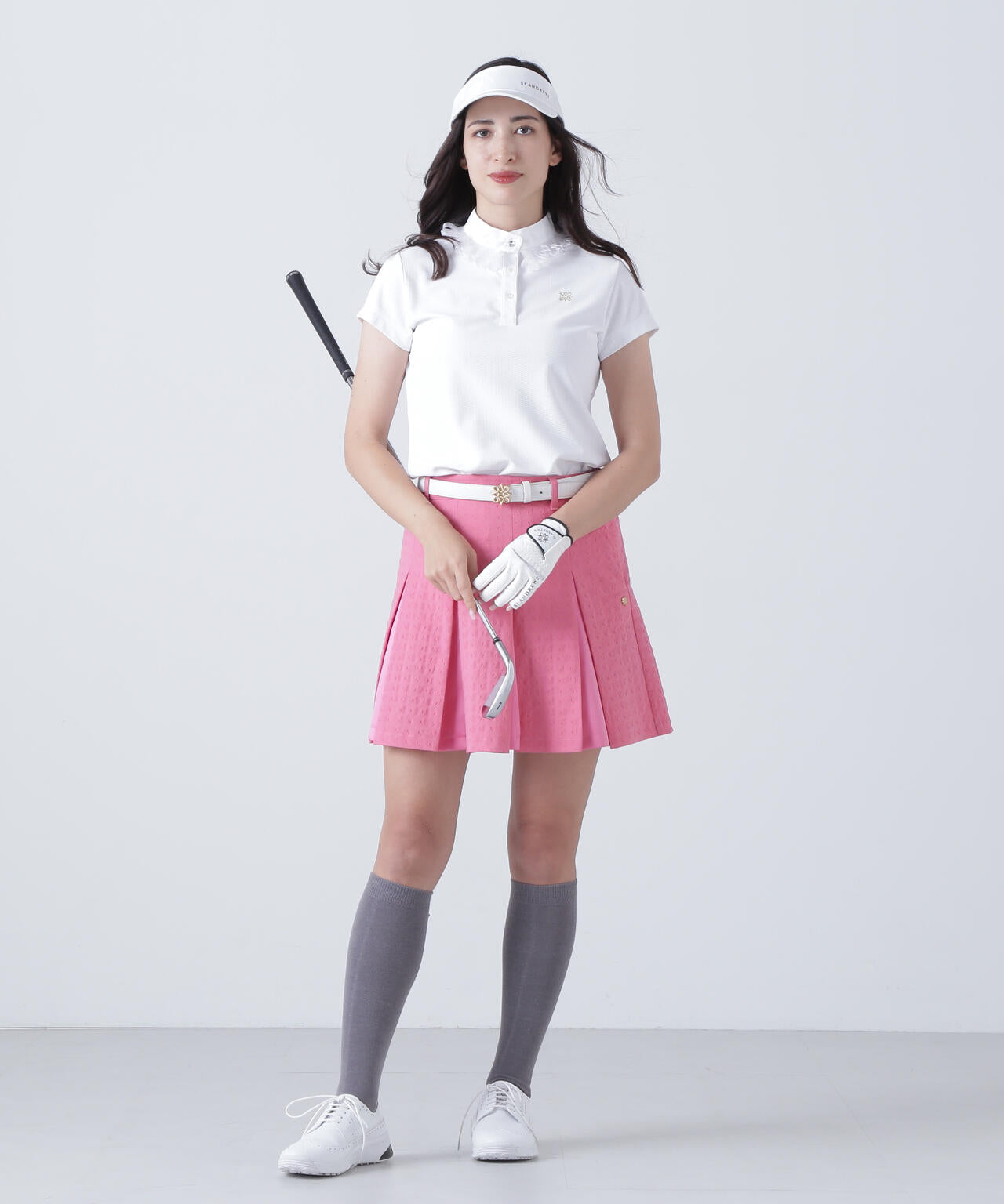 千鳥楊柳ストレッチスカート (WOMENS)