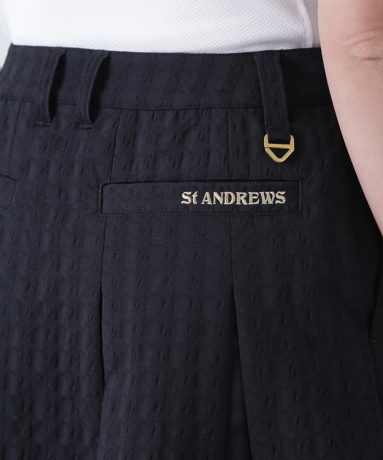 千鳥楊柳ストレッチスカート (WOMENS)