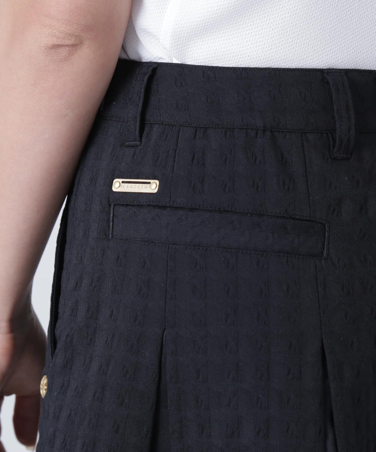 千鳥楊柳ストレッチスカート (WOMENS)