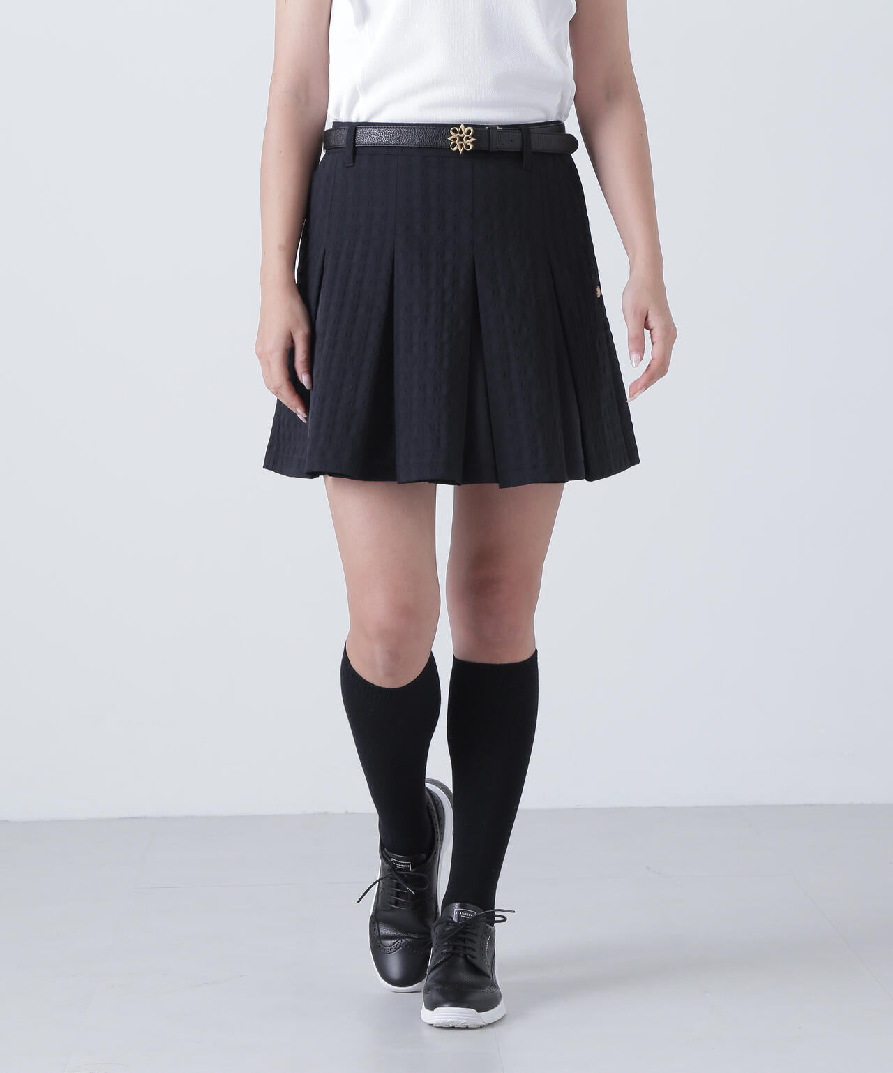 千鳥楊柳ストレッチスカート (WOMENS)